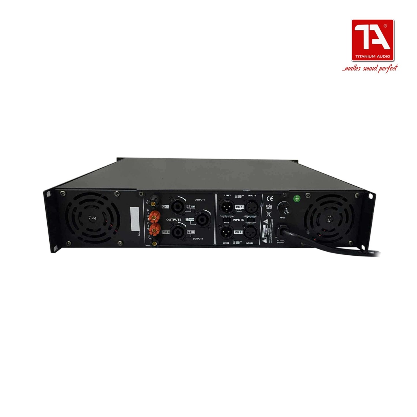 Titanium Audio Shock 650 Amplifier / Class H Power Amplifier / Shock Series / Titanium Audio