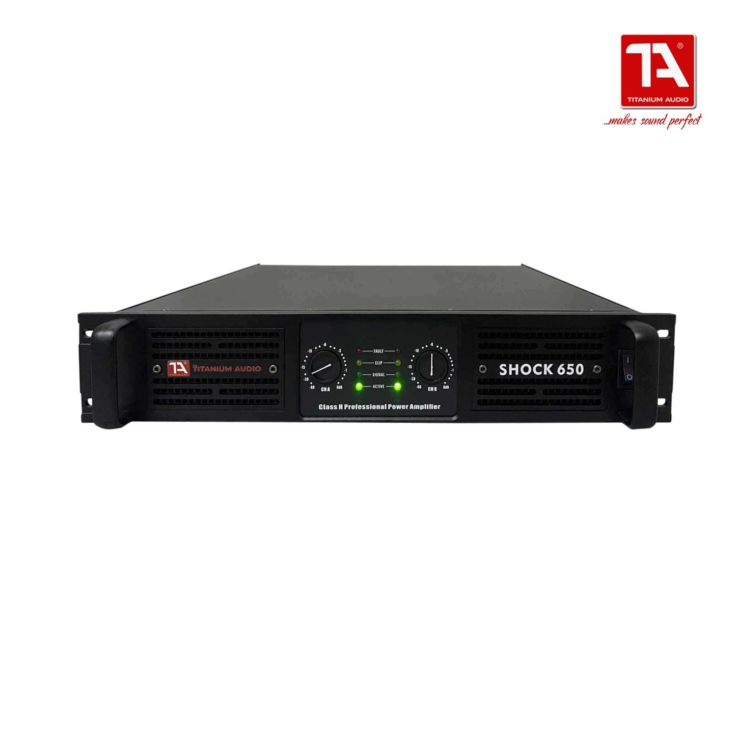 Titanium Audio Shock 650 Amplifier / Class H Power Amplifier / Shock Series / Titanium Audio