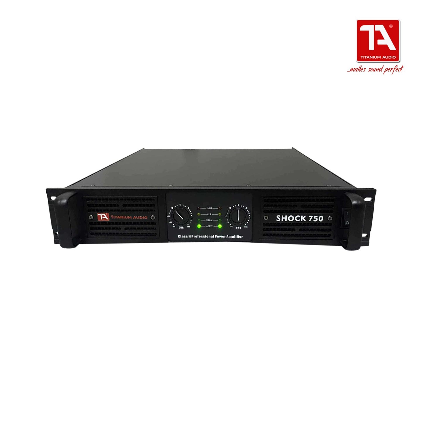Titanium Audio Shock 750 Amplifier / Class H Power Amplifier / Shock Series / Titanium Audio