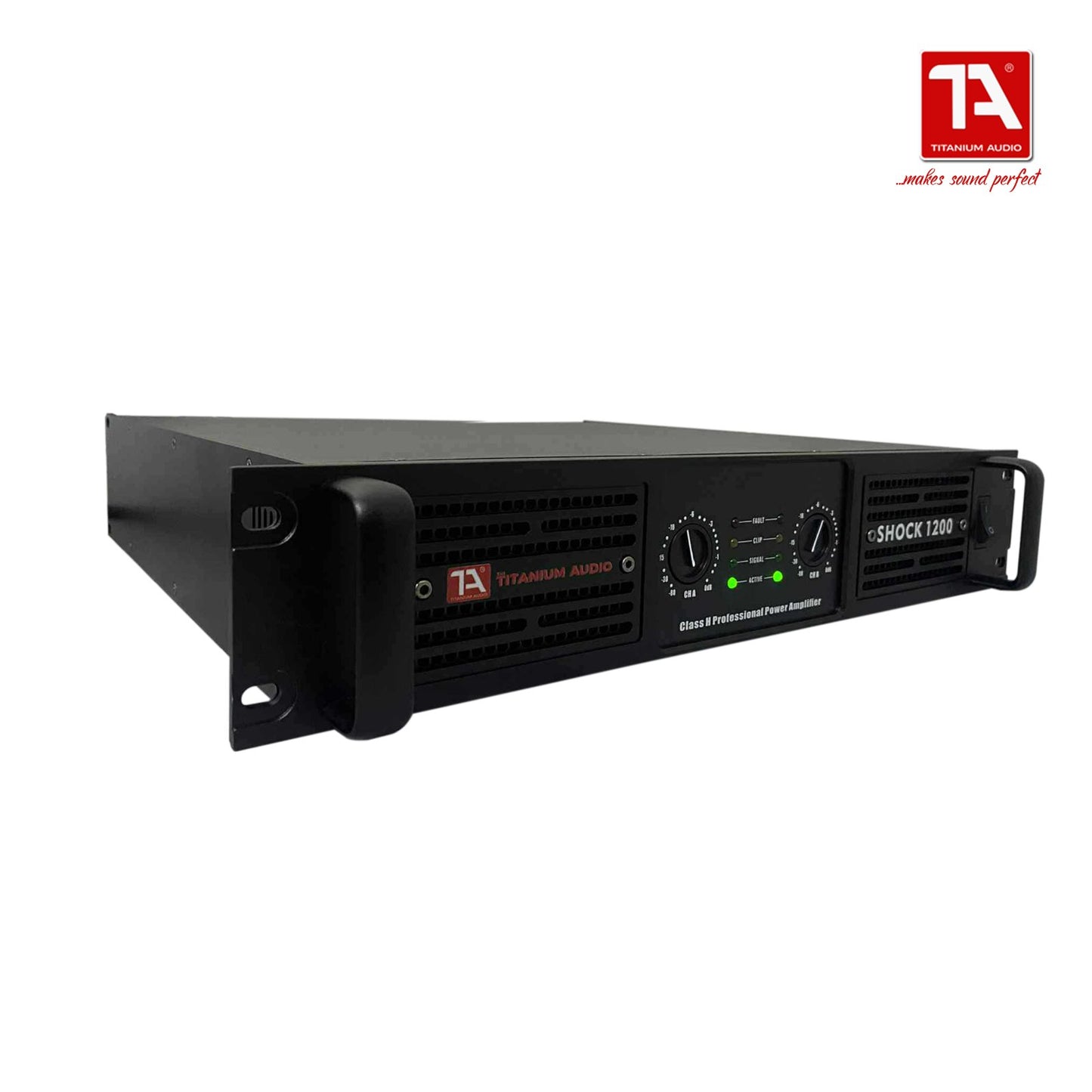 Titanium Audio Shock 1200 Amplifier / Class H Power Amplifier / Shock Series / Titanium Audio