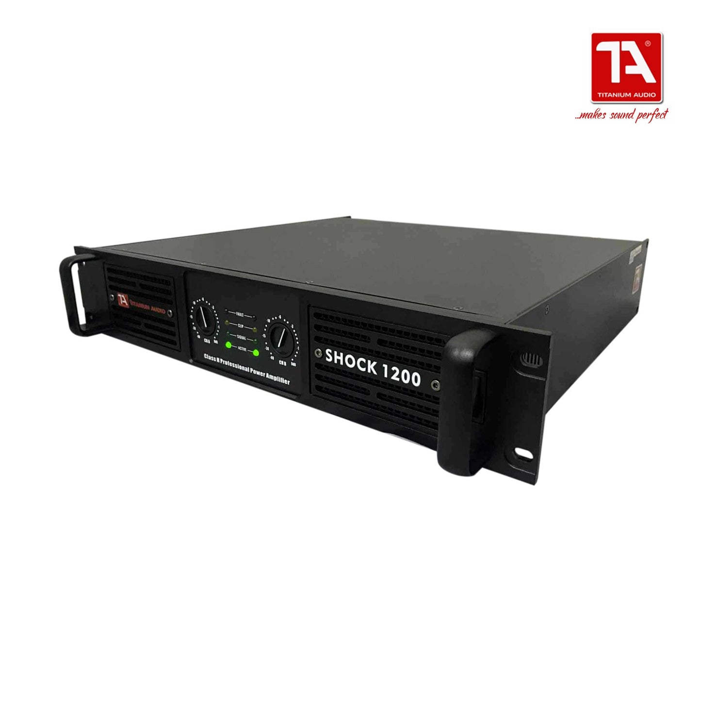 Titanium Audio Shock 1200 Amplifier / Class H Power Amplifier / Shock Series / Titanium Audio