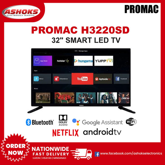 Promac LED-H3220SD Smart Android LED TV / Promac Smart LED TV / 32 inch Smart TV