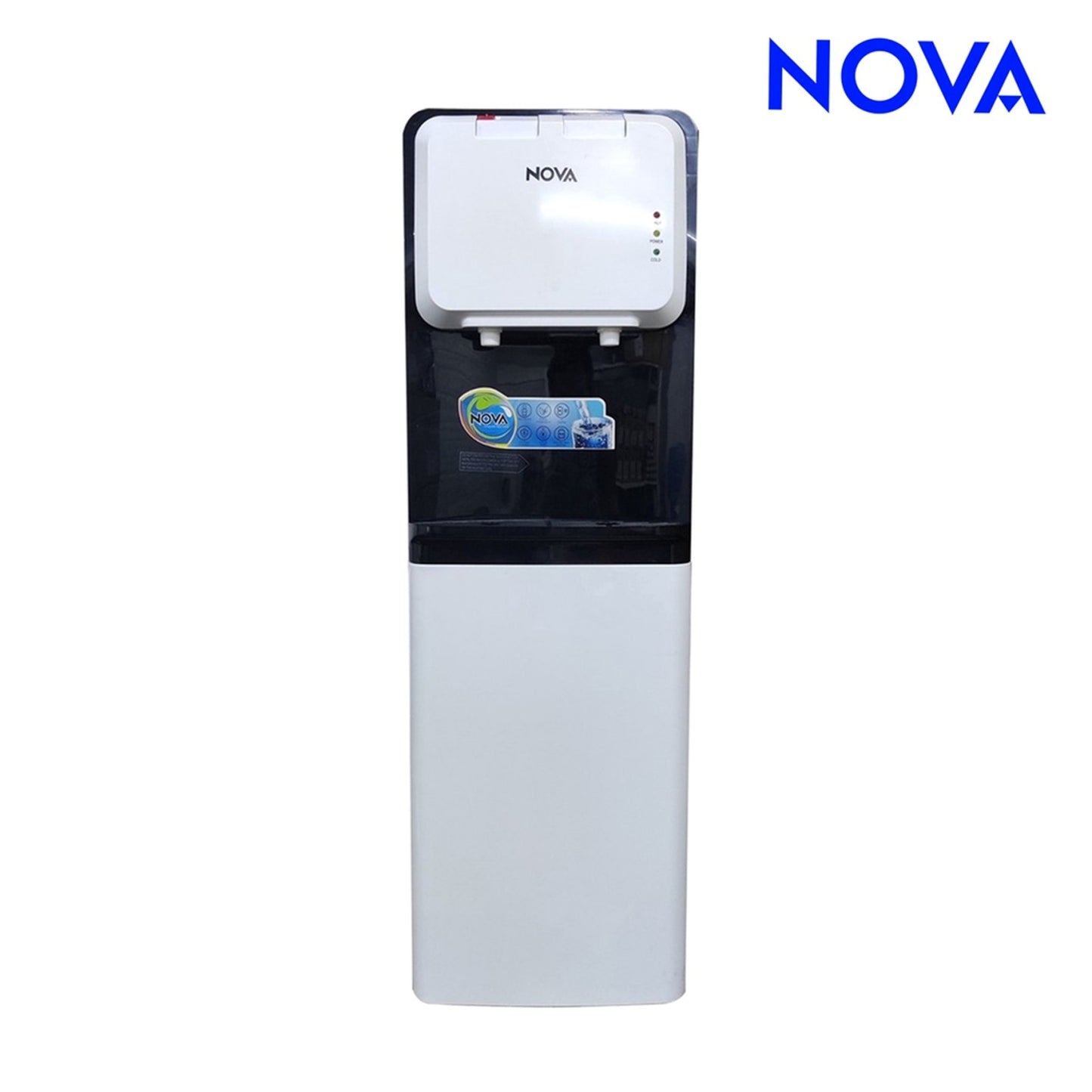 Water Dispenser Hot and  Cold /  Water Dispenser with Storage Cabinet /  Water Dispenser / NWD08HCCS / Nova Water Dispenser