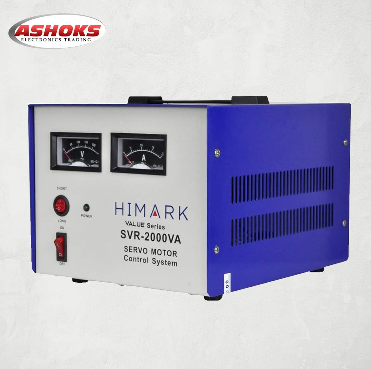 Himark SVR 2000VA AVR 2000W Servo Motor type Automatic Voltage Regulator