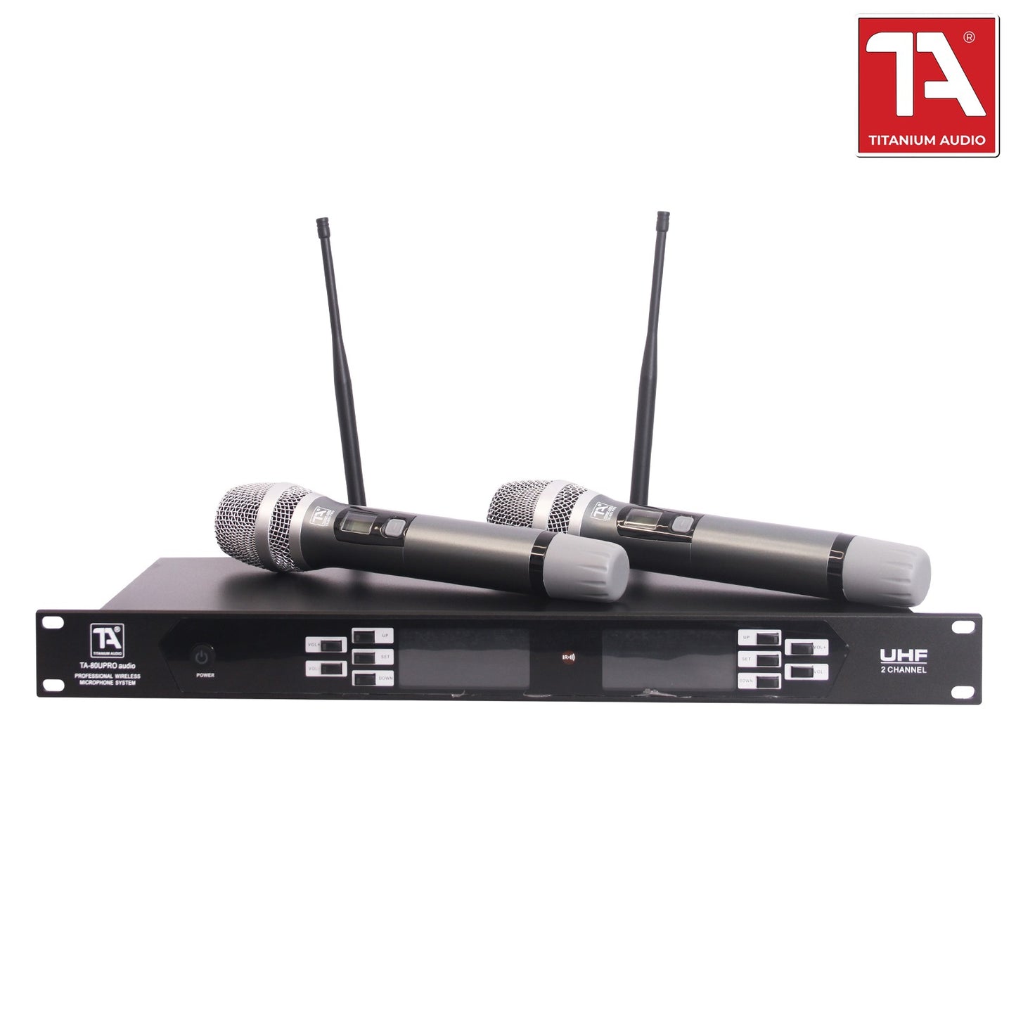 Titanium Audio TA-80U Pro Professional Dual Wireless Microphone