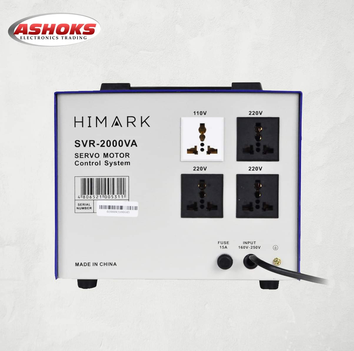 Himark SVR 2000VA AVR 2000W Servo Motor type Automatic Voltage Regulator