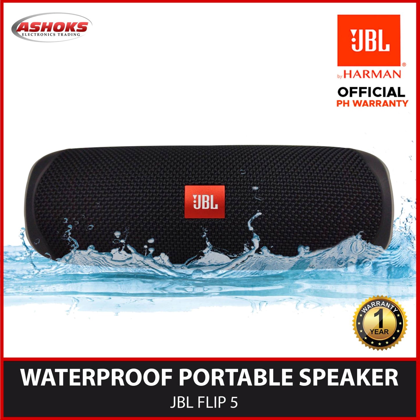 JBL Flip 5 Portable Bluetooth Speaker /  Waterproof Speaker / JBL