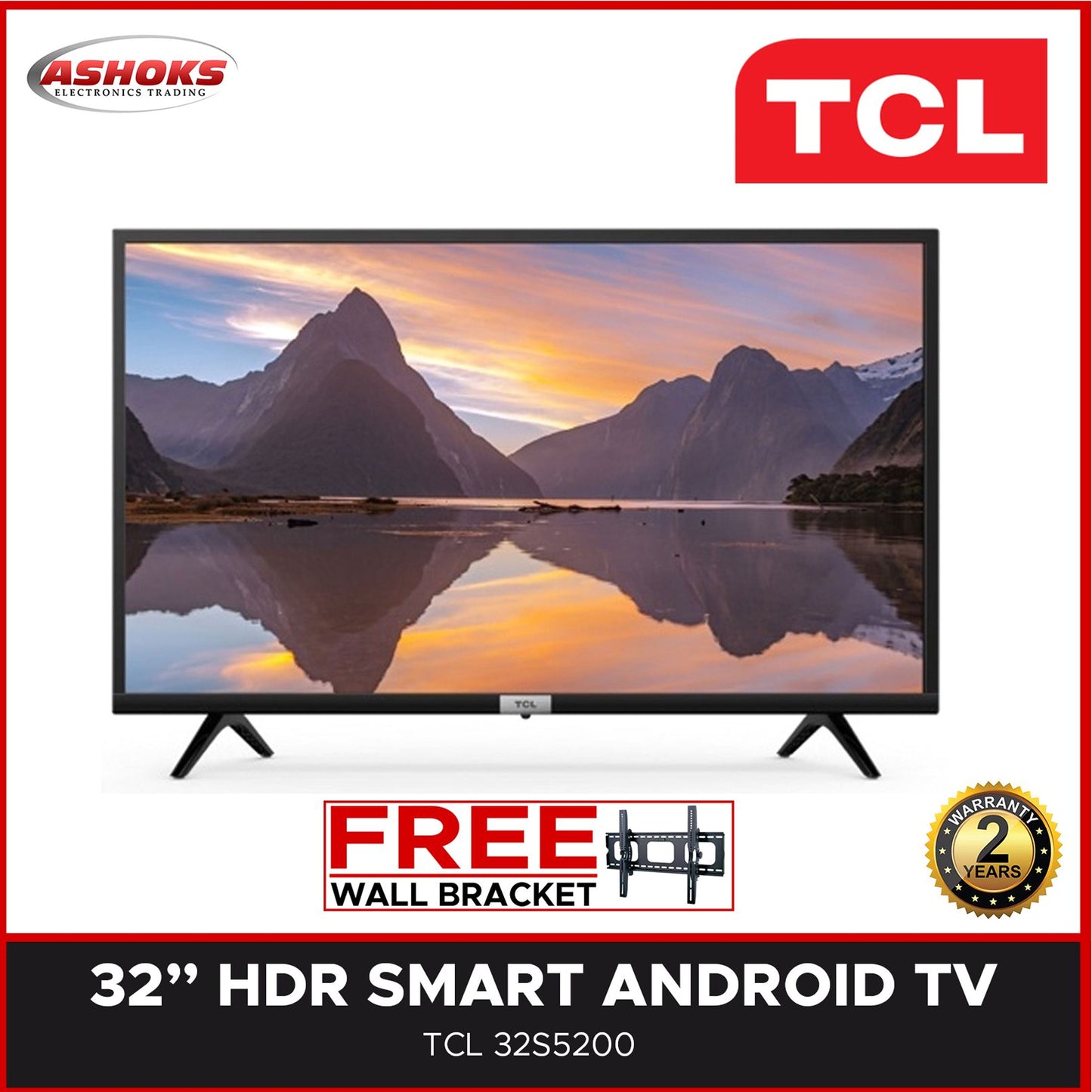 TCL 32S5200 32 Inch Smart Android LED TV