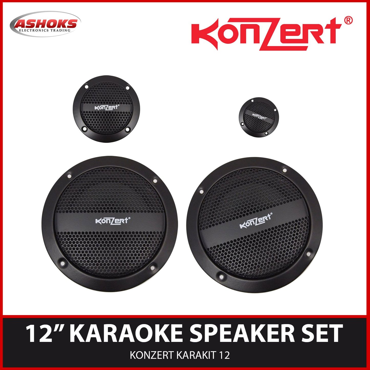 Karakit 12 Karaoke Speaker Set / Karaoke Speaker Set