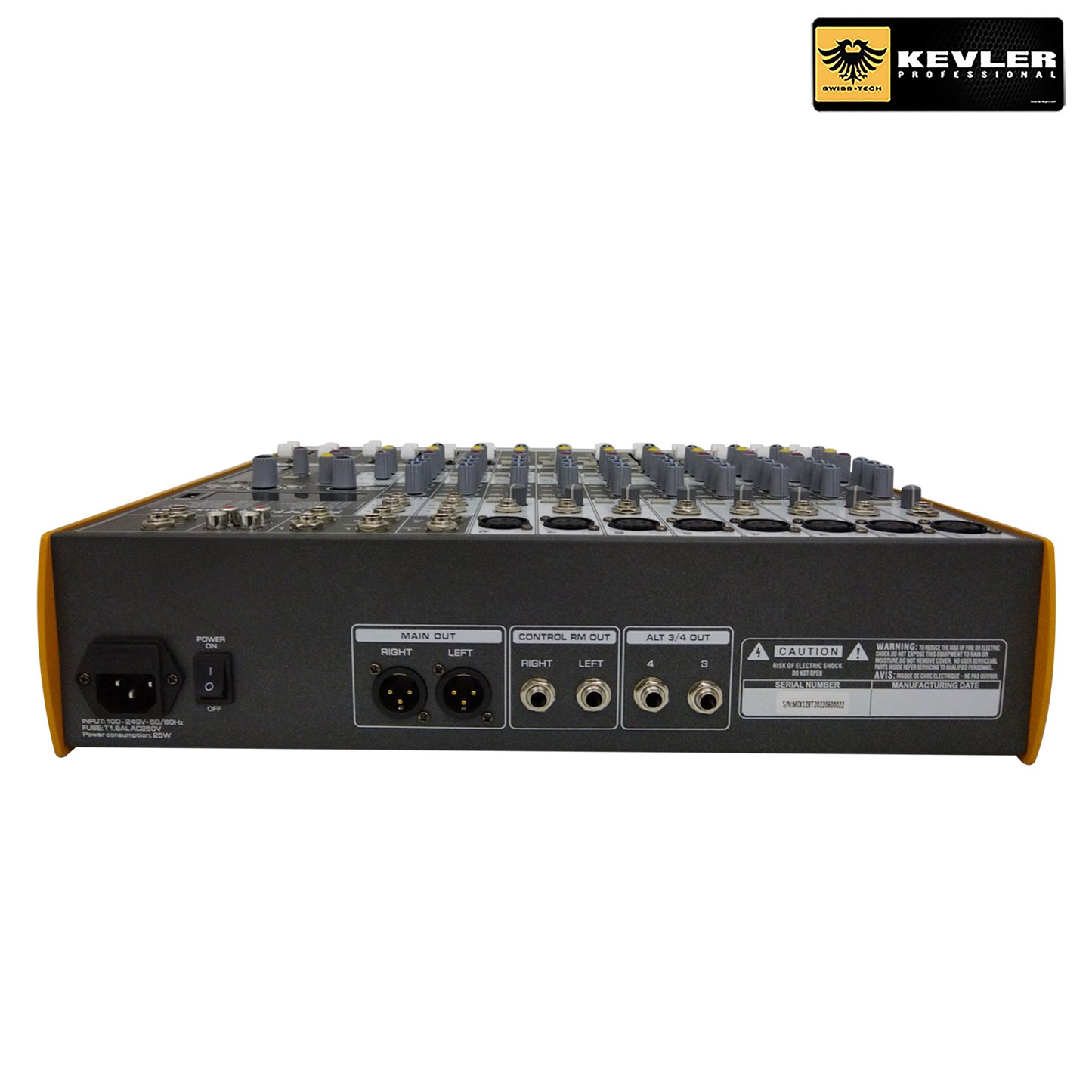 MIX-12BT Professional Mixer with 8 Channel Input