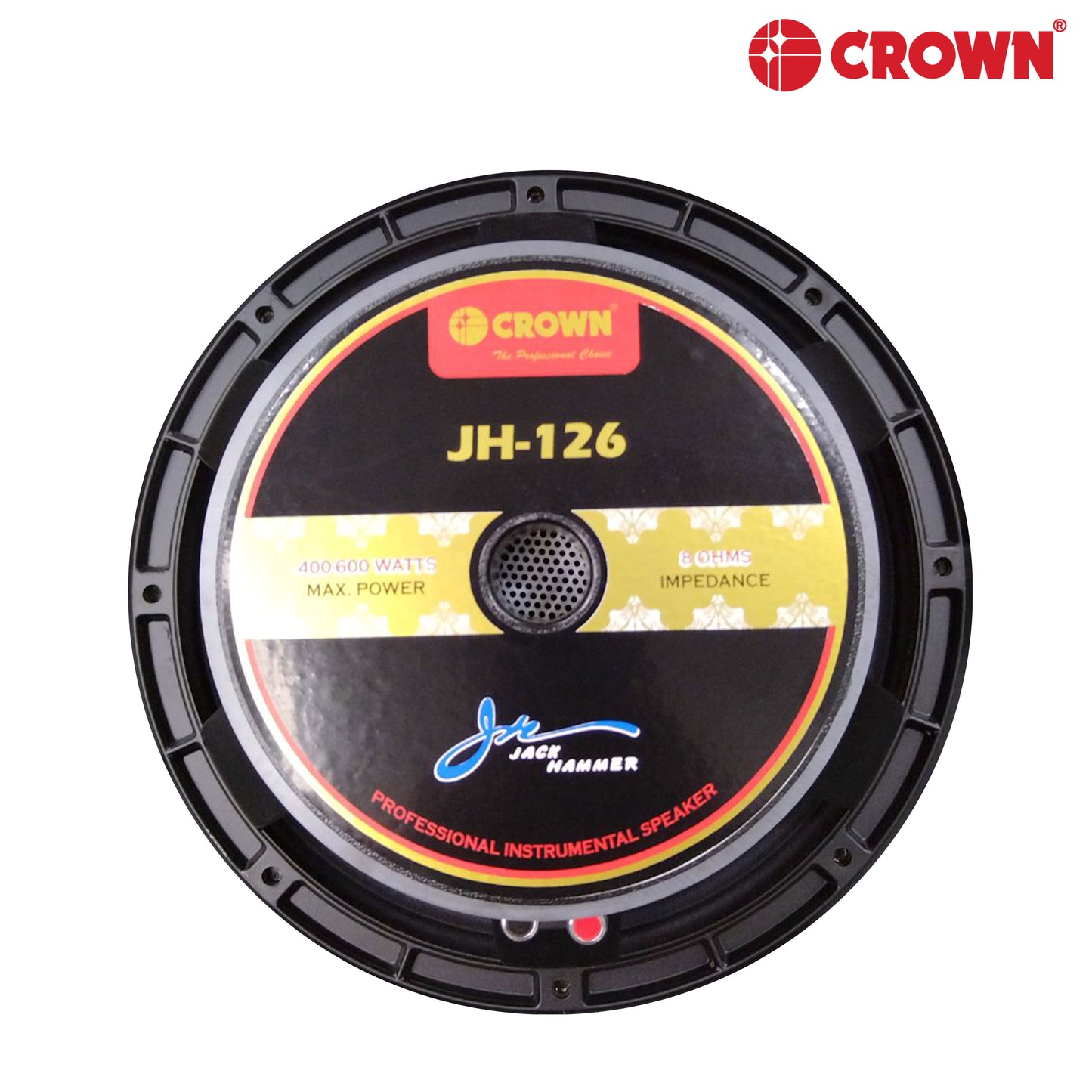 Crown JH-126 12 inch / Jack Hammer Instrumental Speaker 600W