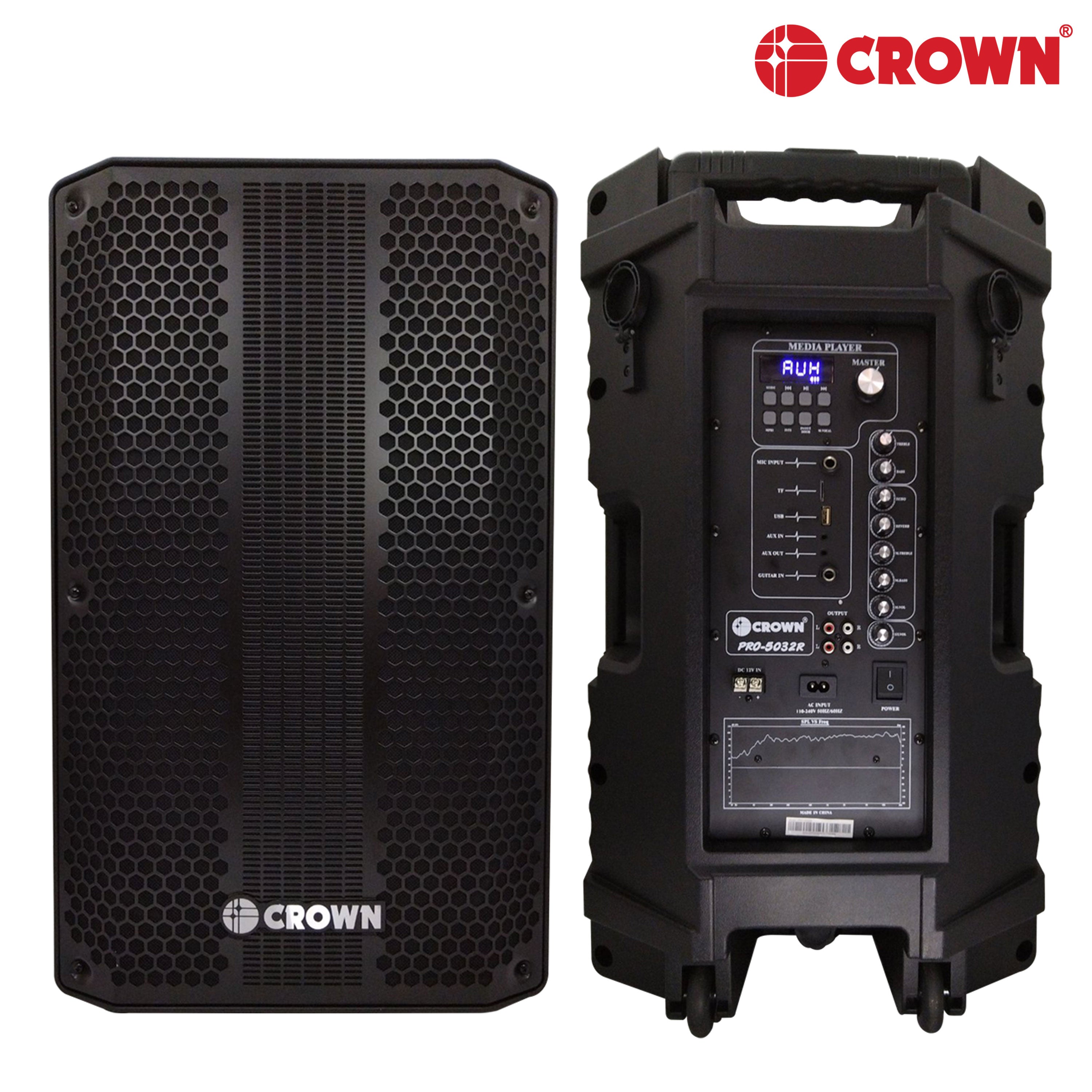 Crown sales powered speaker