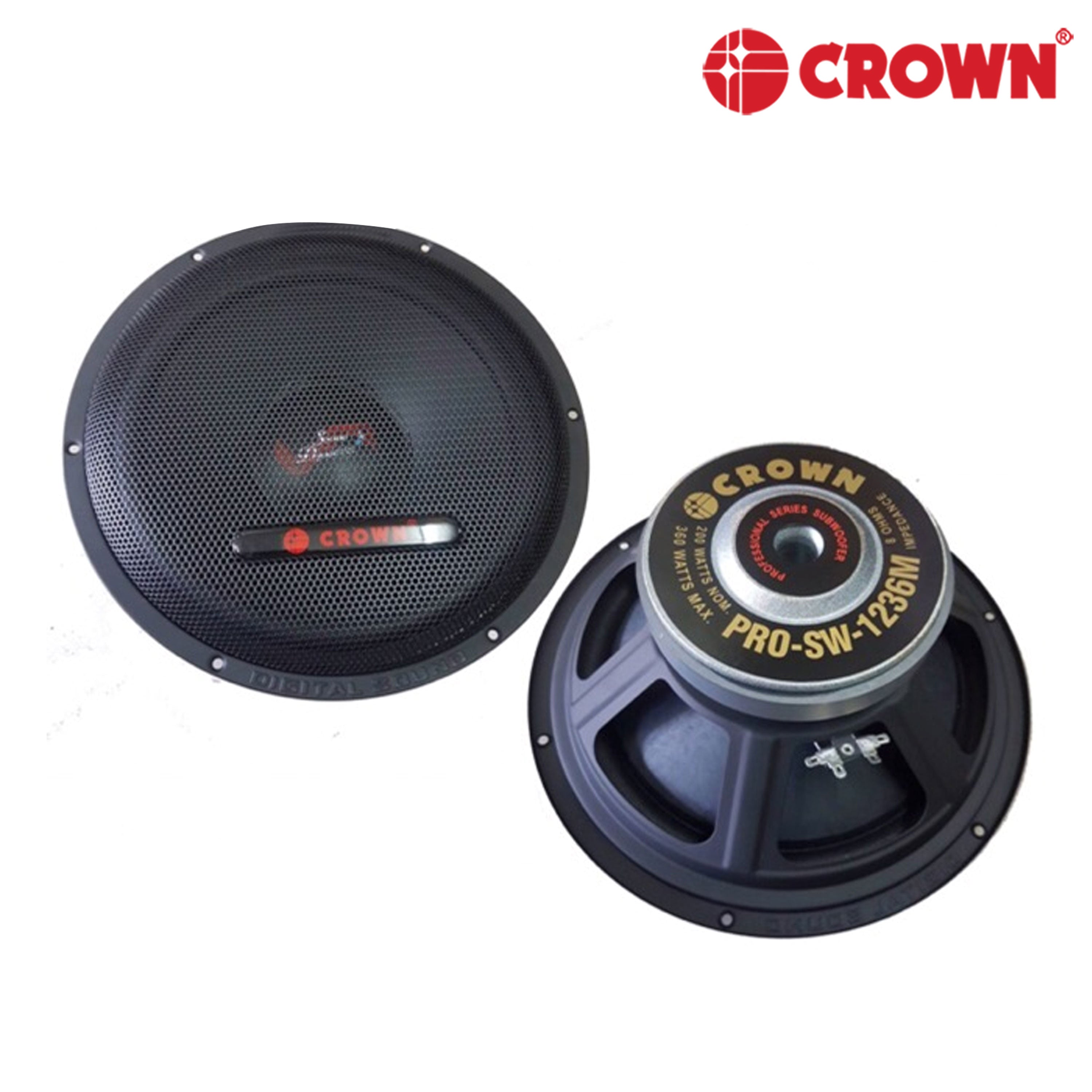 Crown speaker hot sale 12 inches