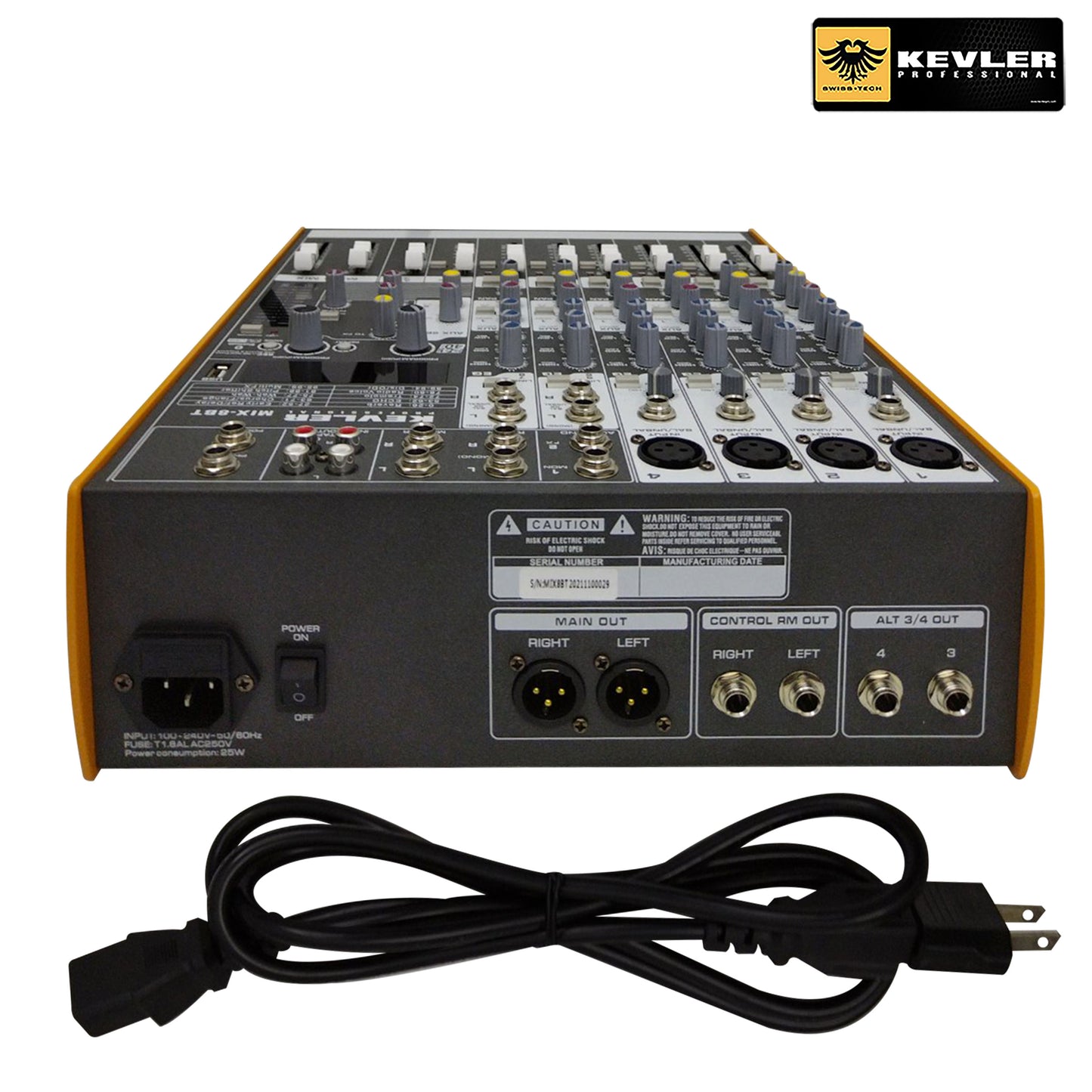 MIX-8BT Professional Mixer with 8 Channel