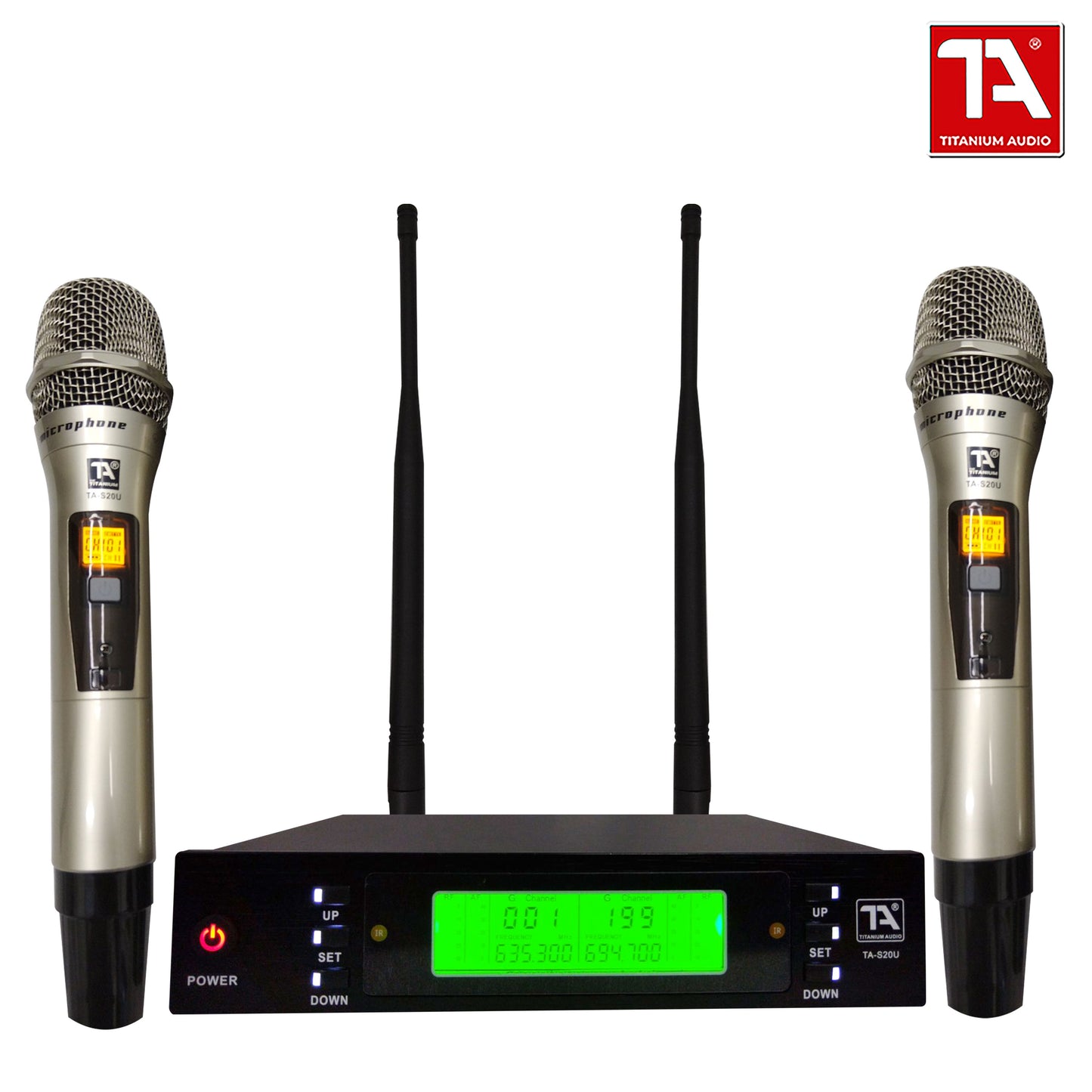 Titanium Audio TA-S20U Dual Wireless Microphone