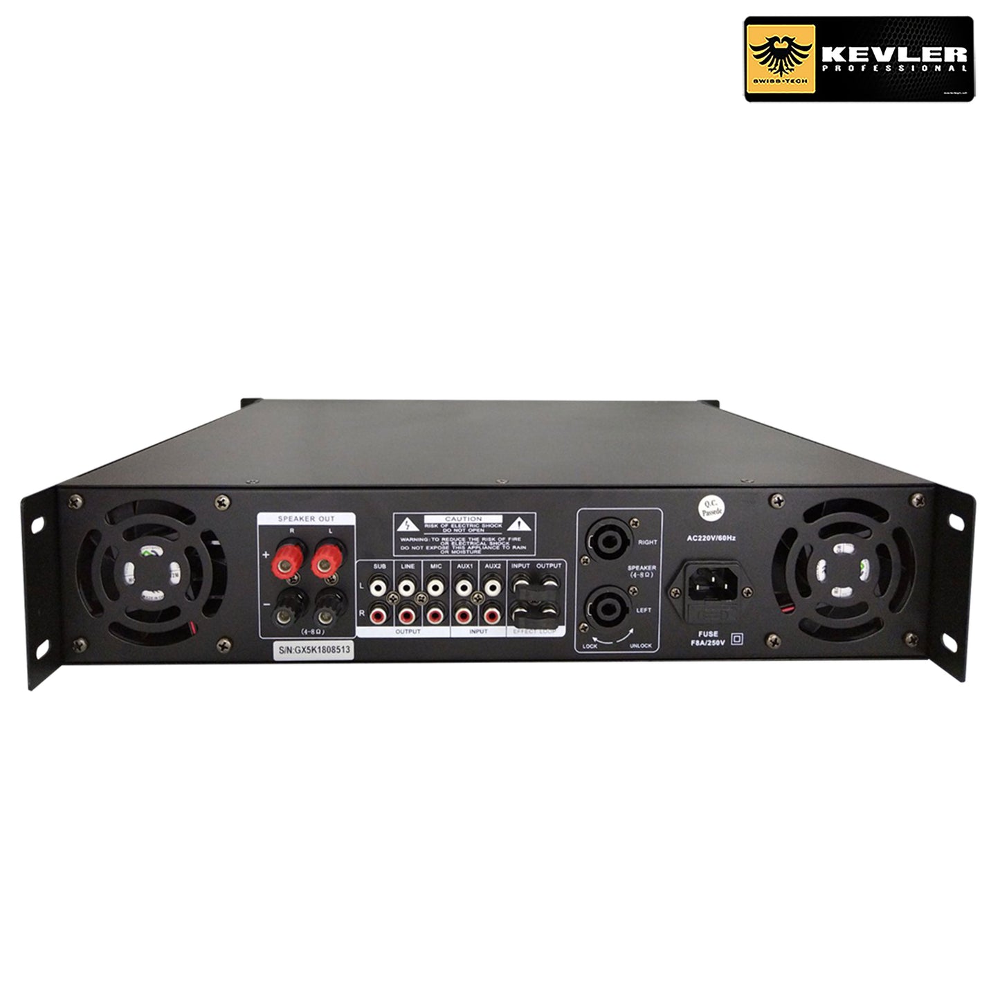 Kevler GX 5000 Amplifier / 1000 x 2 Watts / High Power Integrated Amplifier