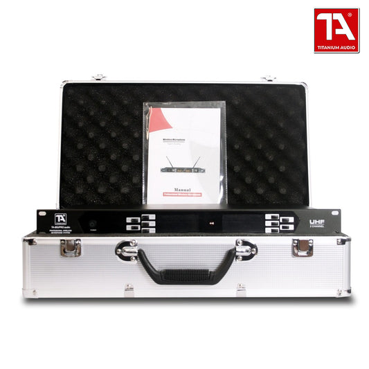 Titanium Audio TA-80U Pro Professional Dual Wireless Microphone