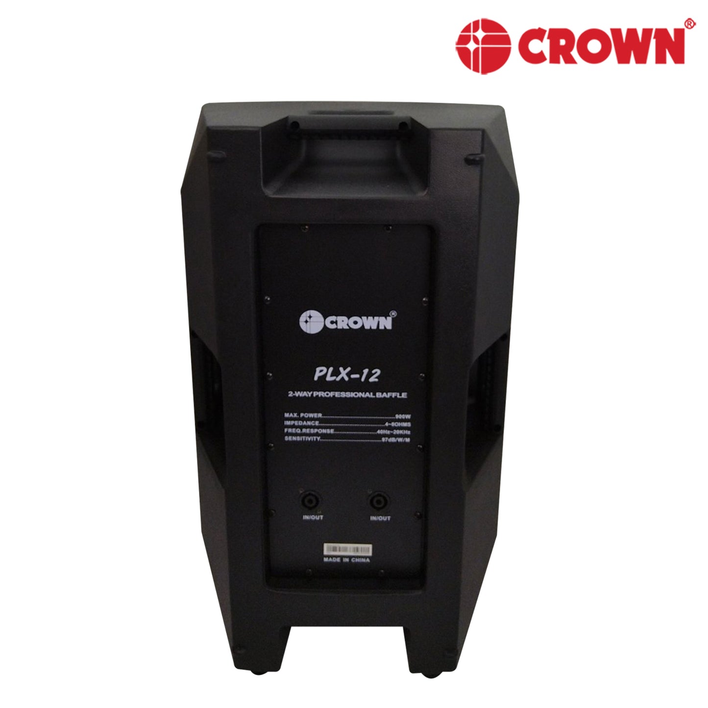 Crown PLX 12 900W 12inch 2-Way Professional Baffle Speaker