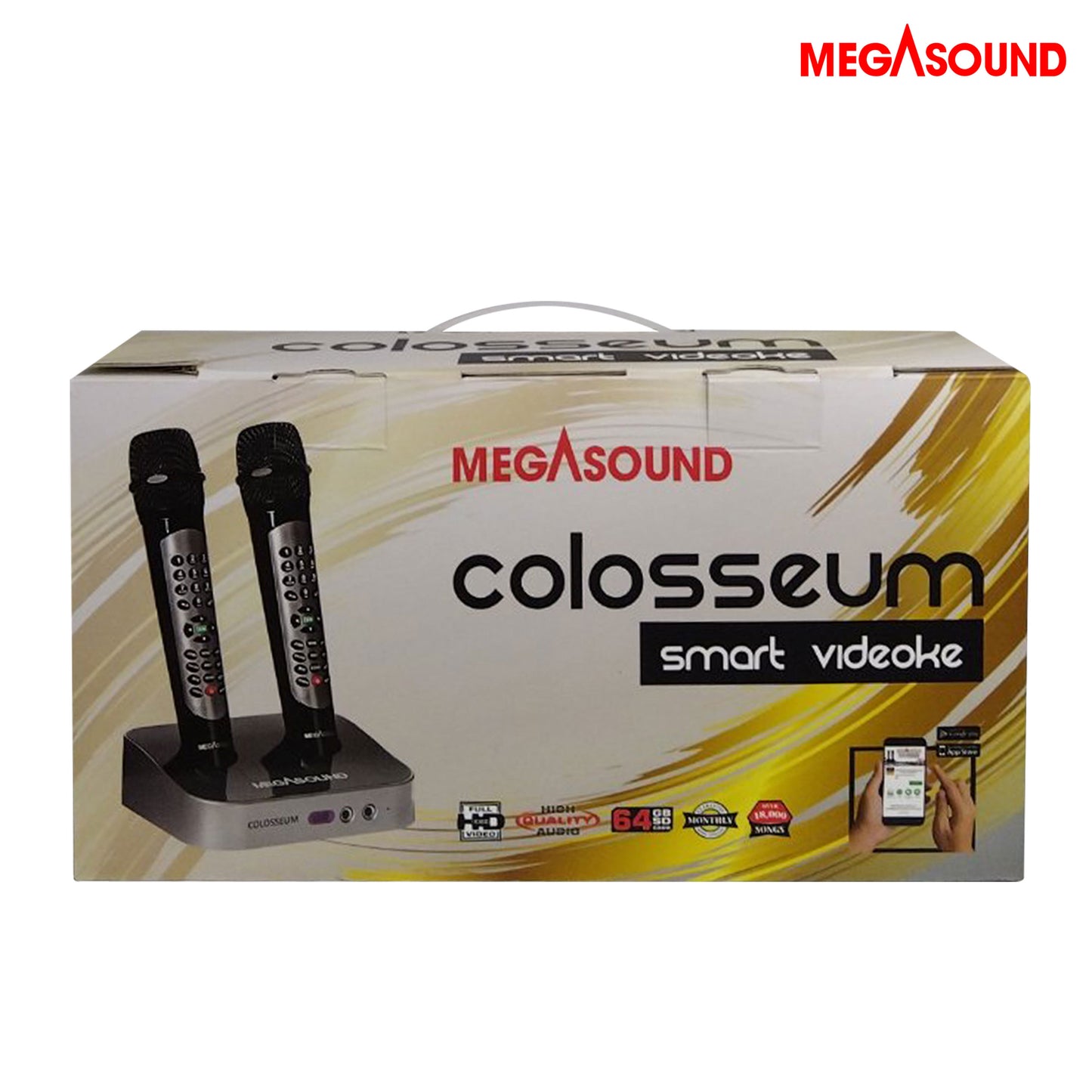 Megasound Colosseum - SD Karaoke High Quality UHF Wireless Microphones