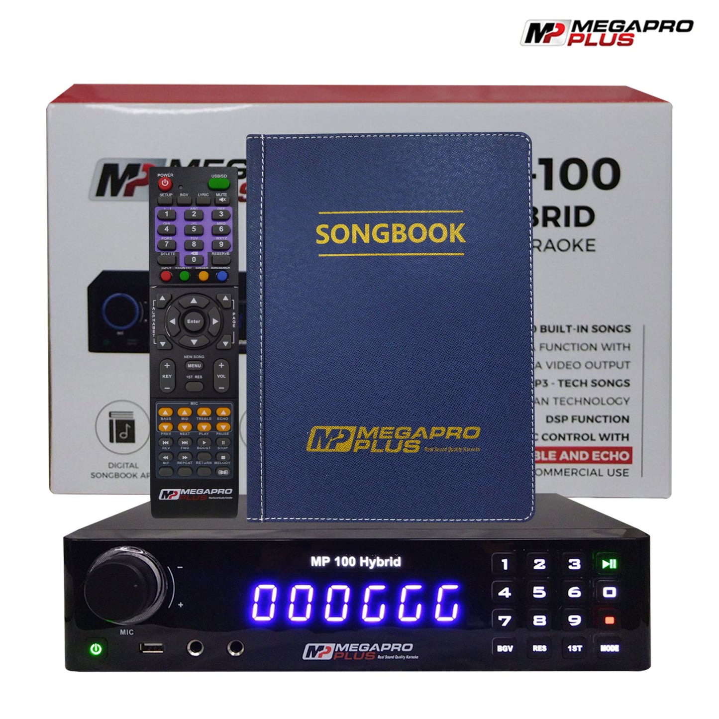 Megapro Plus MP 100 Hybrid SD Karaoke Player / 64GB 20,000 built in Songs