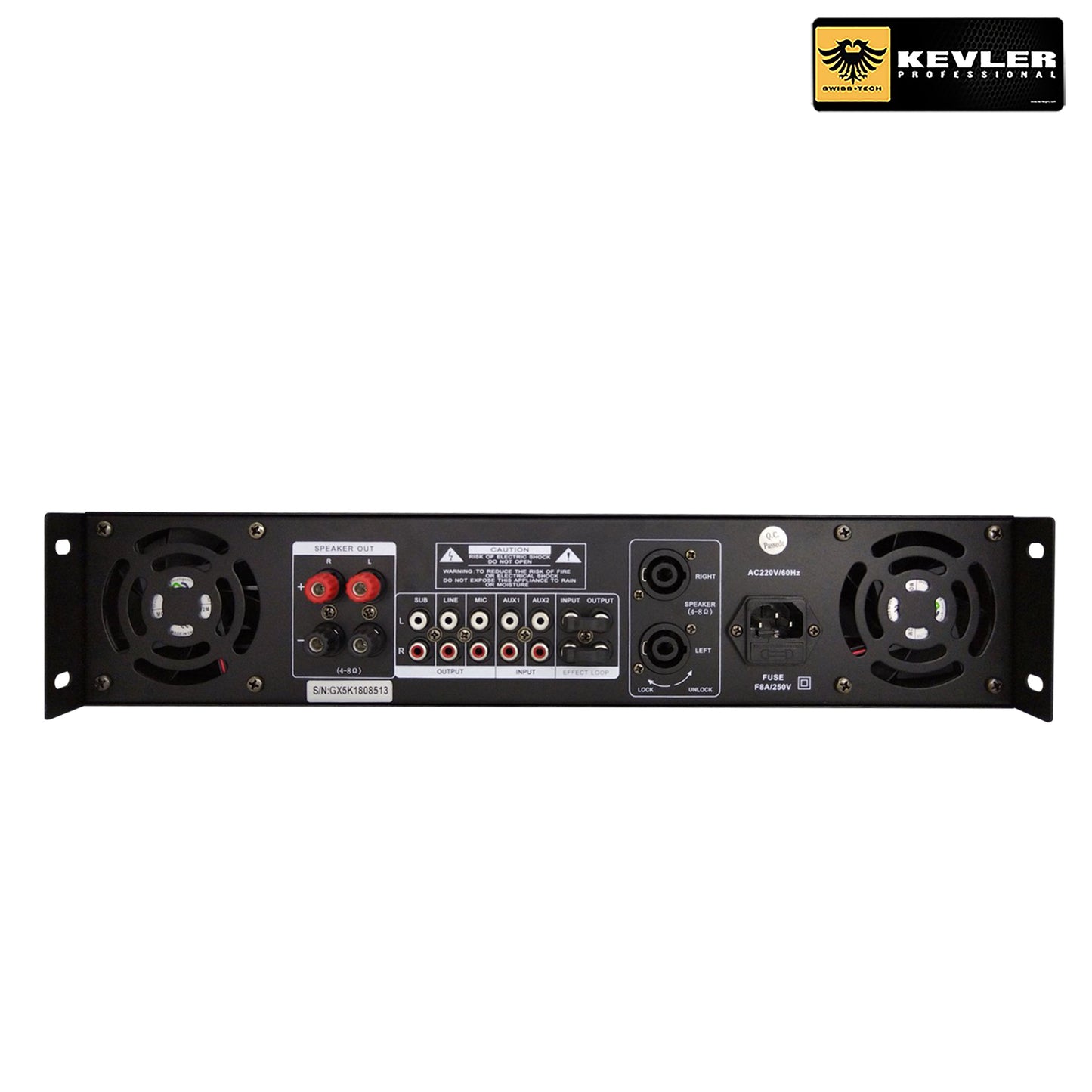 Kevler GX 5000 Amplifier / 1000 x 2 Watts / High Power Integrated Amplifier