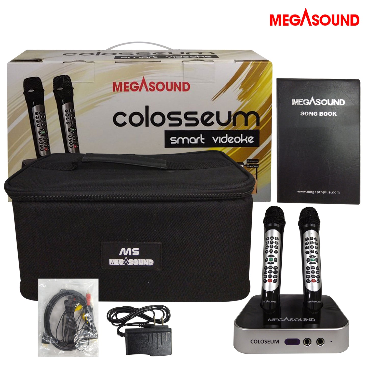 Megasound Colosseum - SD Karaoke High Quality UHF Wireless Microphones