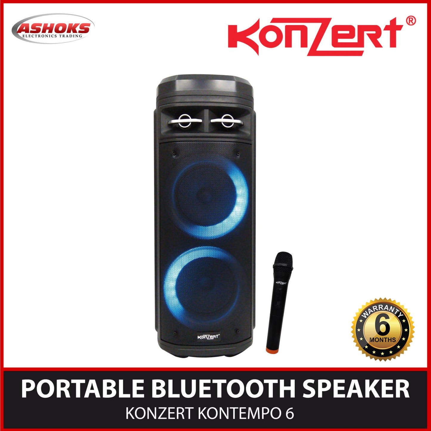 Konzert Kontempo 6 Portable Bluetooth Speaker