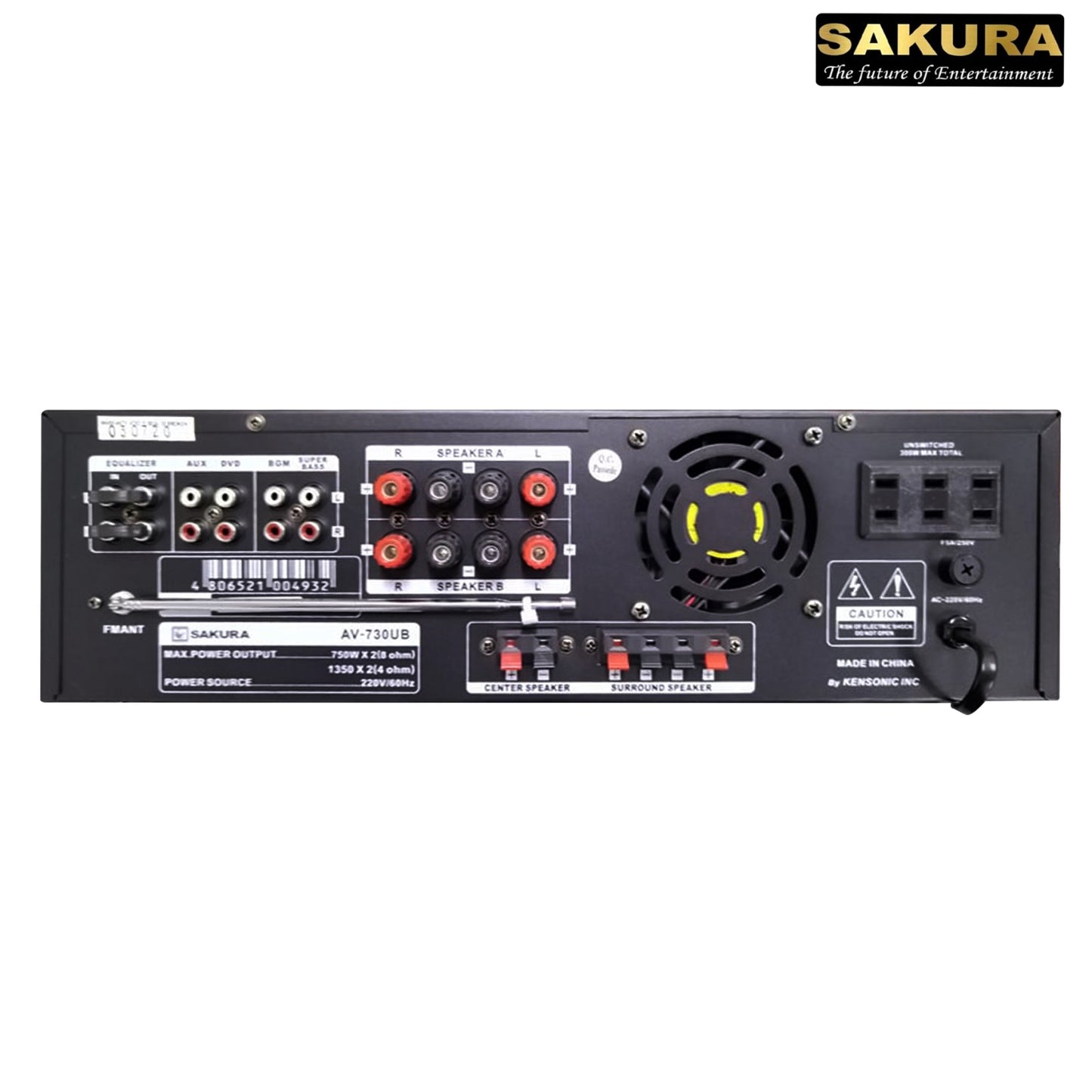 Sakura AV 730UB  USB SD MP3 FM BLUETOOTH / Sakura Amplifier