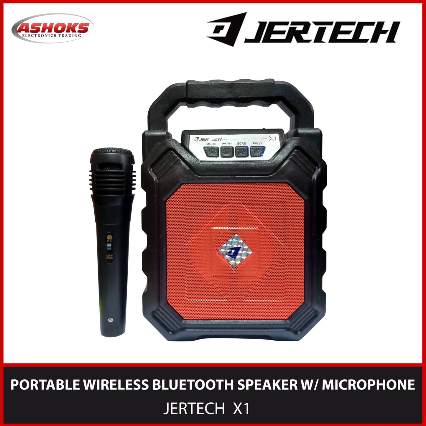 Bluetooth Speaker / with Microphone / Jertech X1