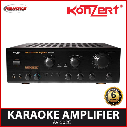 Konzert AV 502C Stereo Karaoke Amplifier.