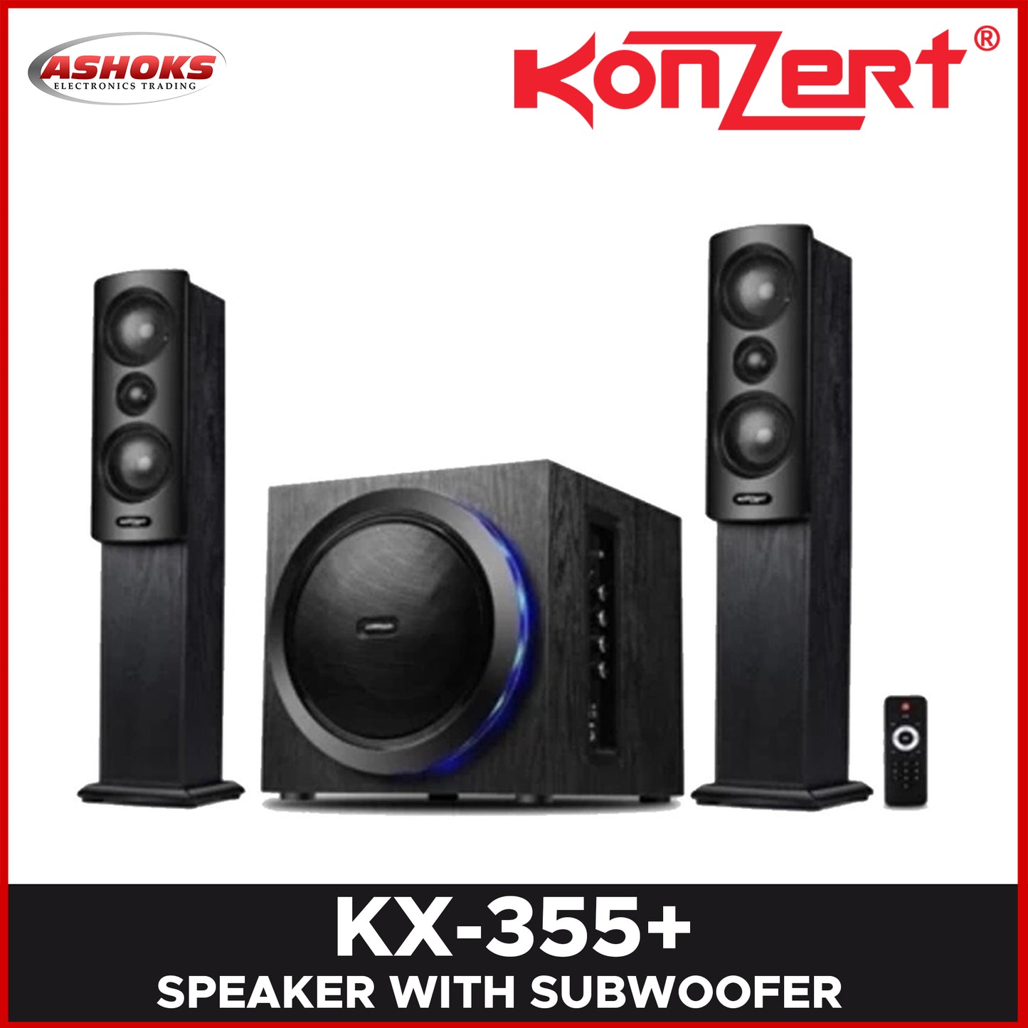 Konzert KX 355+ Speaker with subwoofer 2.1 Multimedia Speaker