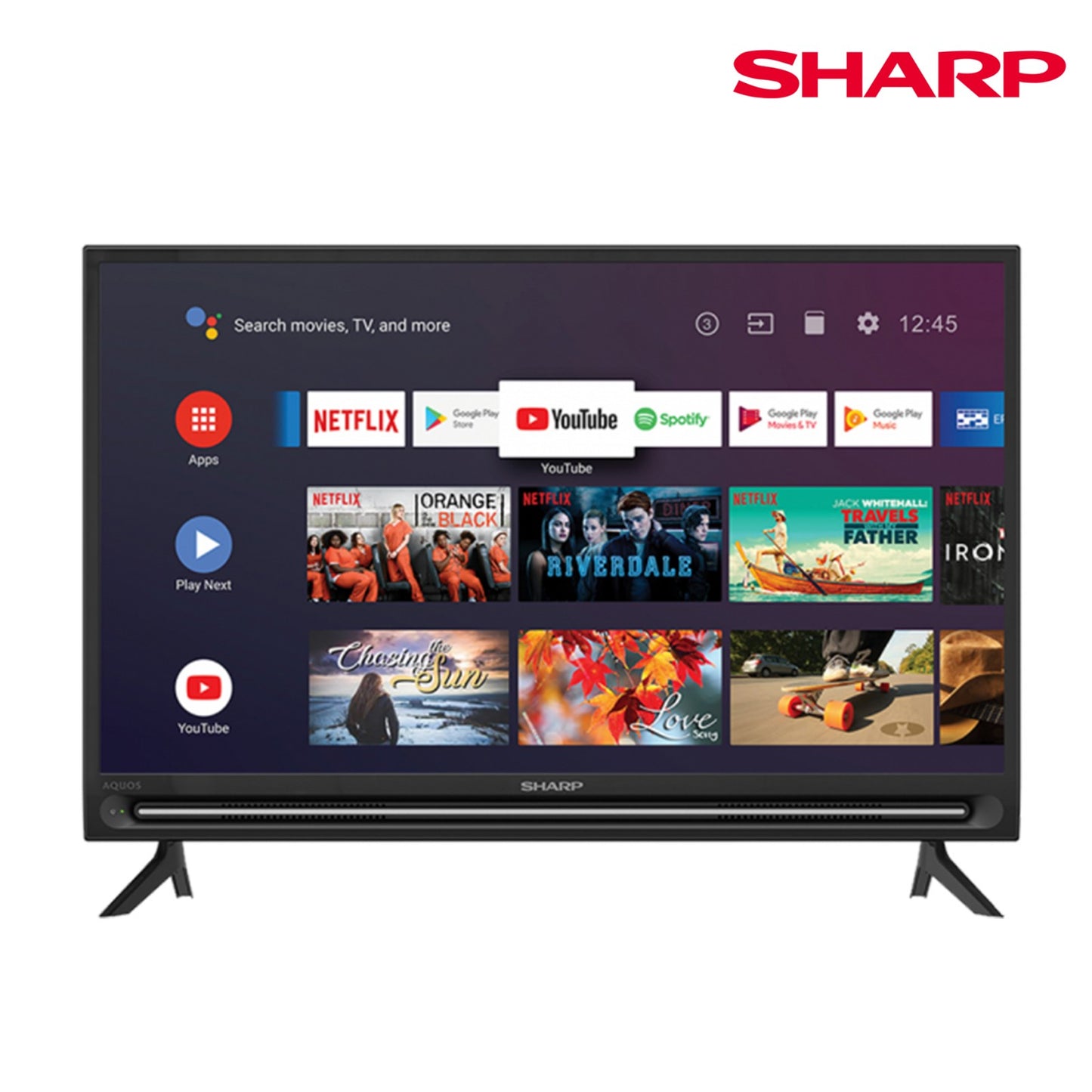 Sharp 2T-C32CG1X 32 inch Smart Android Led TV / Sharp 32 inch /  Sharp 32 inch WXGA ANDROID TV (2 Years Warranty) / Smart Tv / Sharp