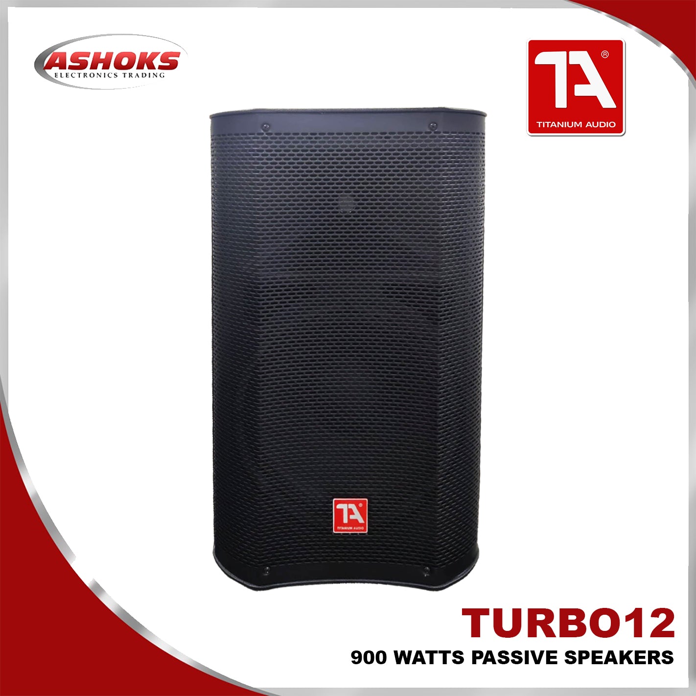 Titanium Audio Turbo12 / Passive Speaker / 900W / Plastic Cabinet / 12 inch