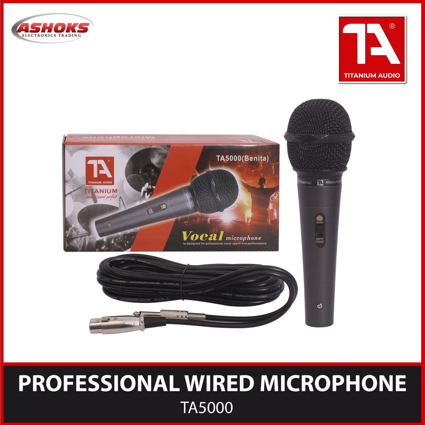 Titanium Audio  TA 5000 Professional Wired Microphone