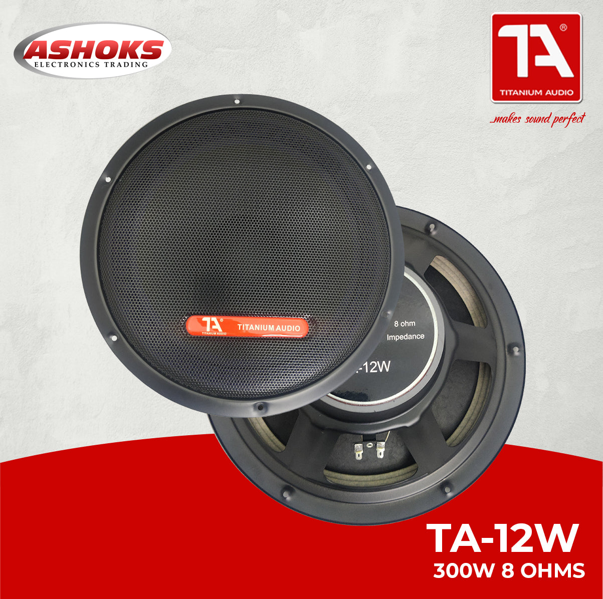 Titanium Audio TA 12W Speaker 12 inch 300W Woofer Speaker