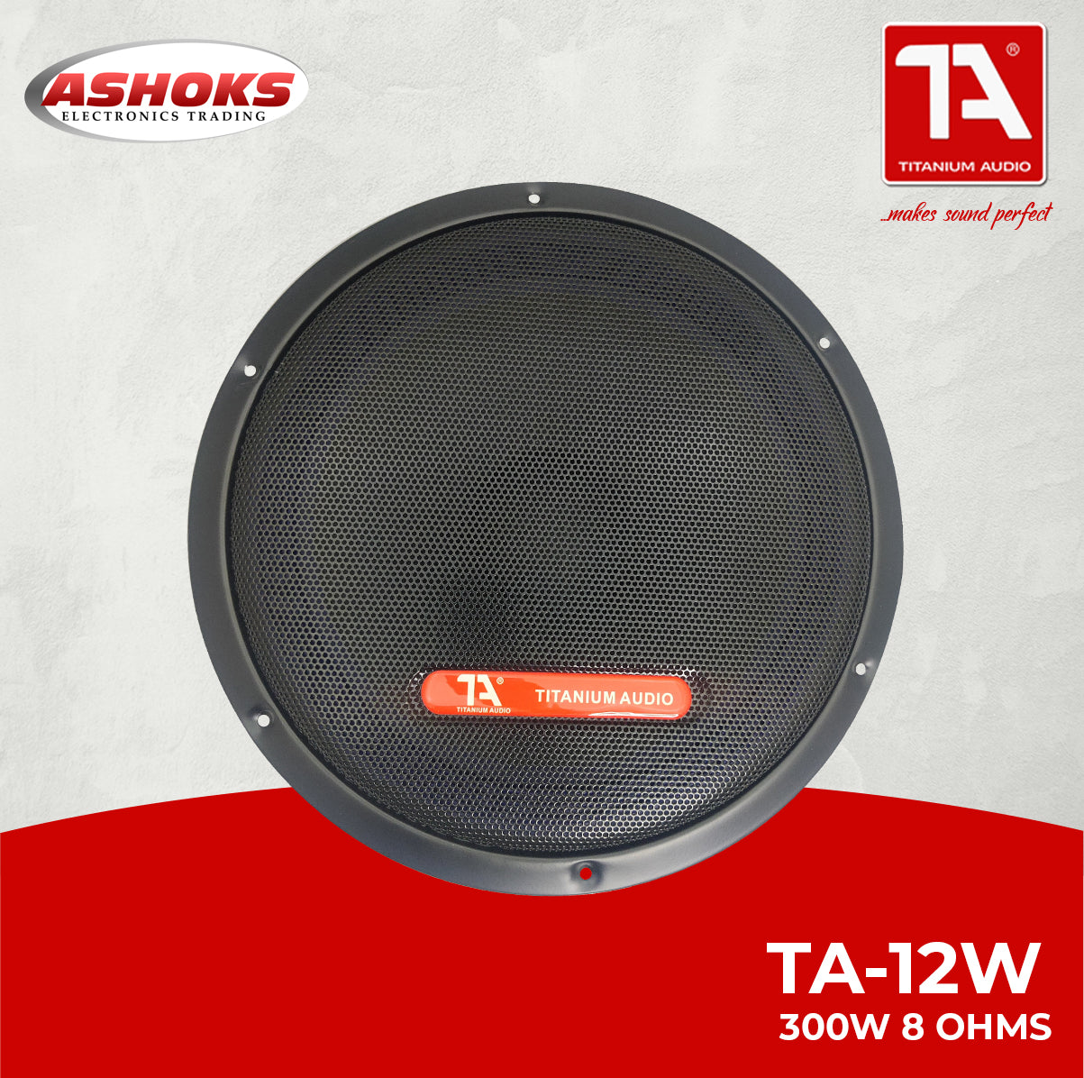 Titanium Audio TA 12W Speaker 12 inch 300W Woofer Speaker