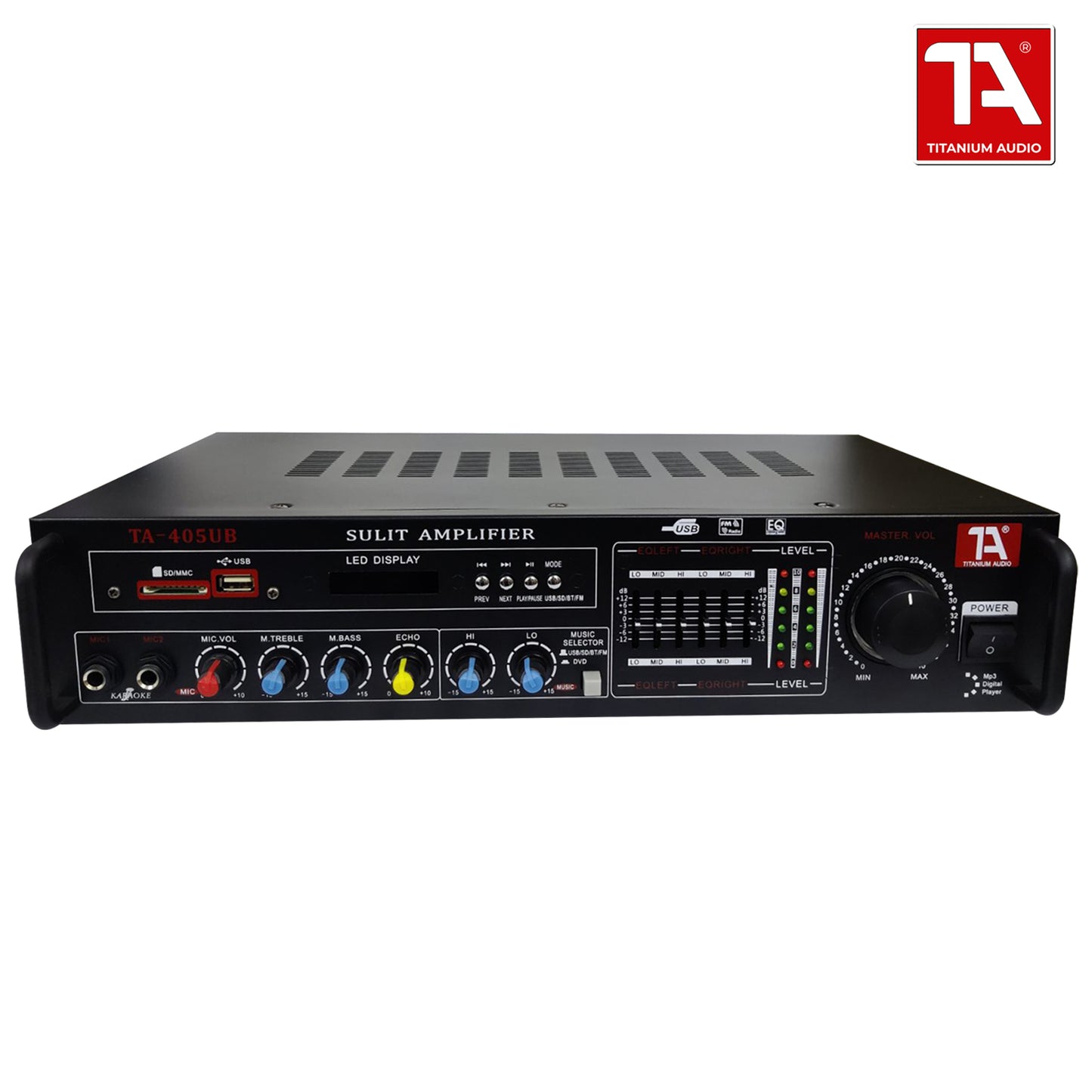 Titanium Auido TA 405UB Amplifier / Professional Digital Mixing Amplifier