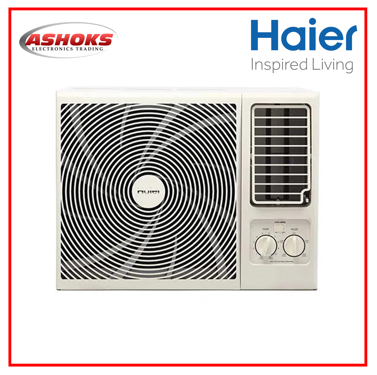 Haier HW 07MCQ13 Windaw type Aircon / Manual 0.75 WIndow Type Aircon / 4 WAY AIRFLOW