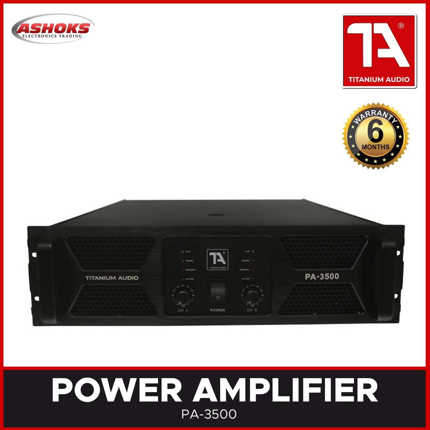 Titanium Audio PA 3500 Professional Powered Amplifier