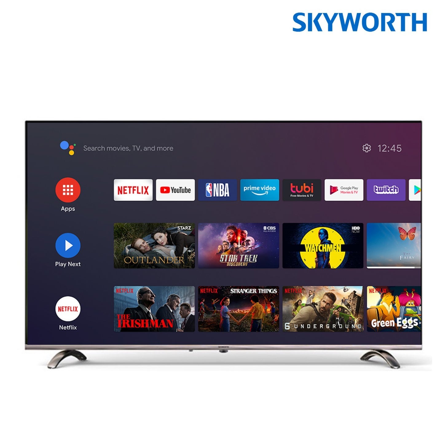 Skyworth 43UB5500 43 inch Smart Android Led Tv Netflix, YouTube