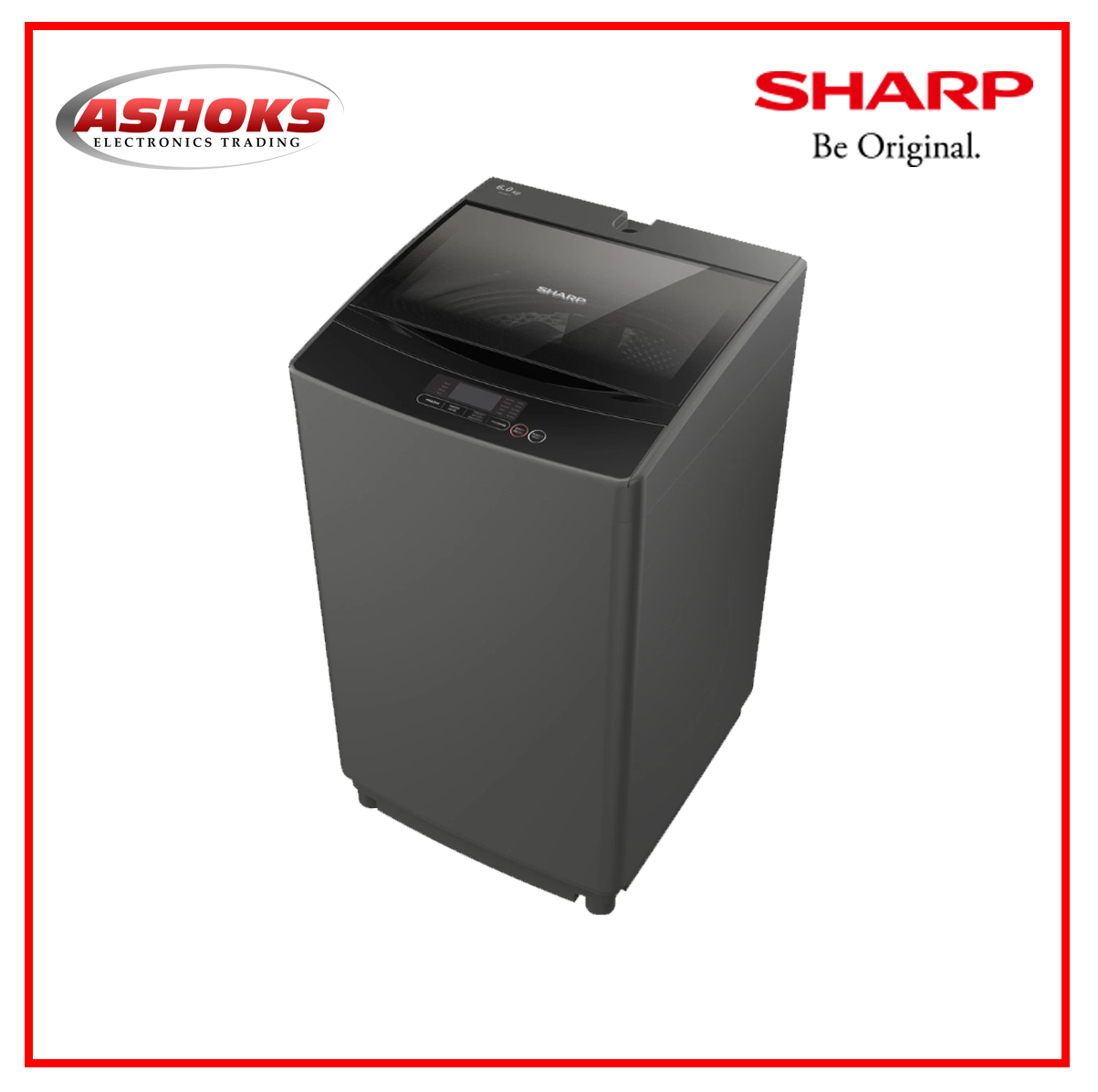 Sharp ES JN07A9(GY) Fully Auto Washing Machine / Top Load / 7kg