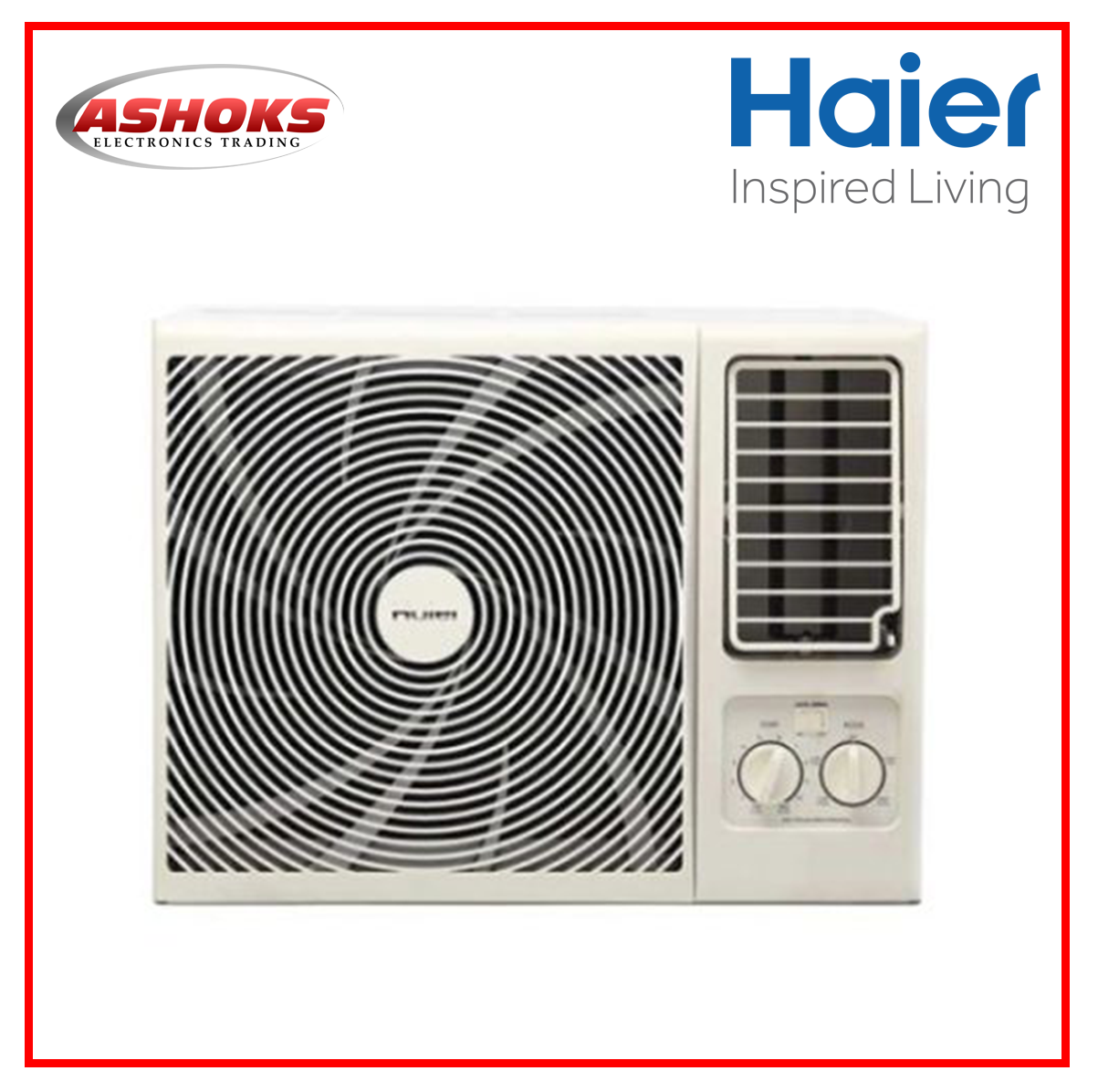 Haier HW 09MCQ13 Window Type Aircon / Whirlwind Design / 1.0 HP Manual Window type Aircon