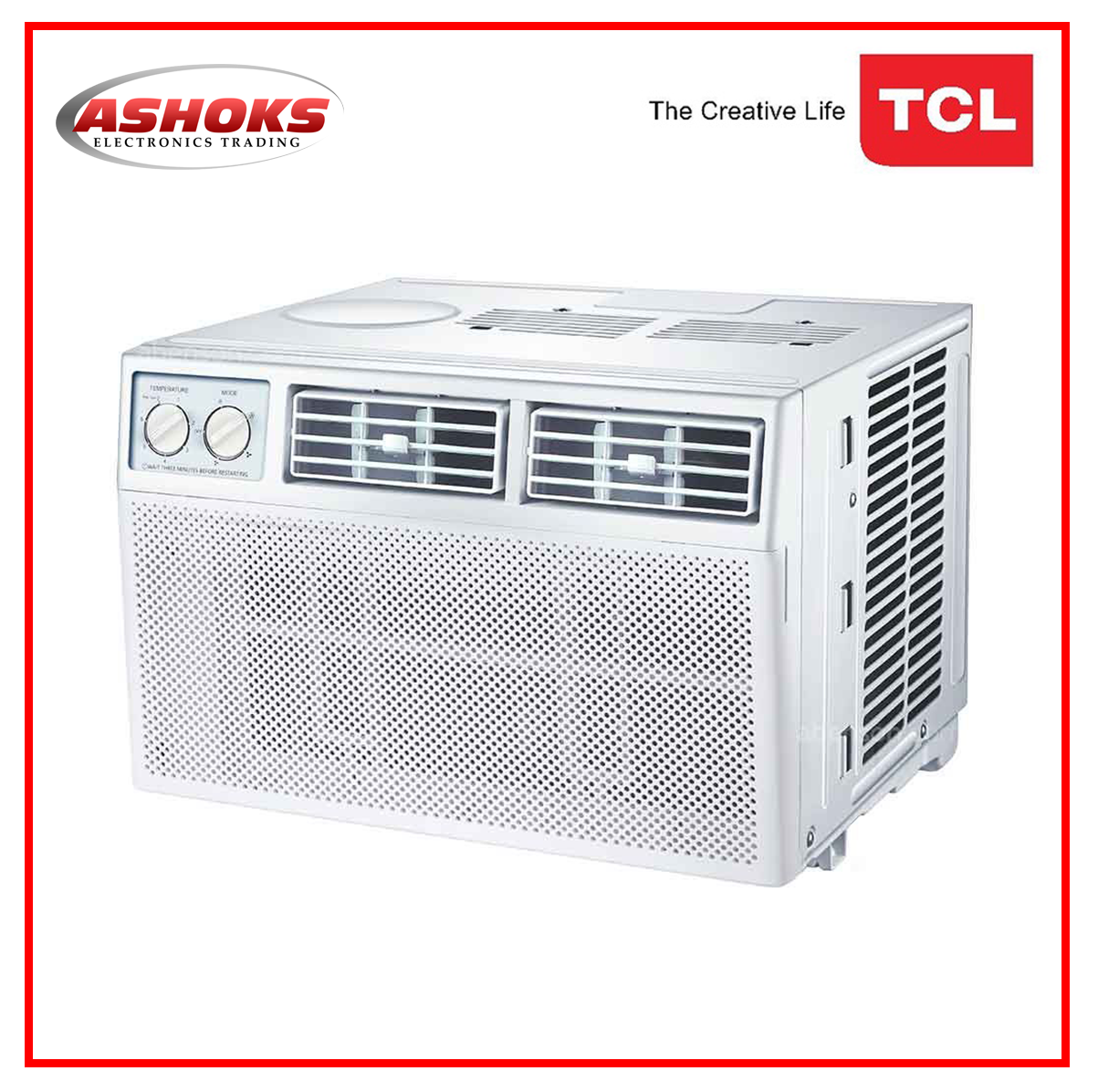 TCL TAC-09CWM/U 1hp Window Type Aircon Manual / 5-in-1 Heath Filters, Easy-to-clean Filter Mesh