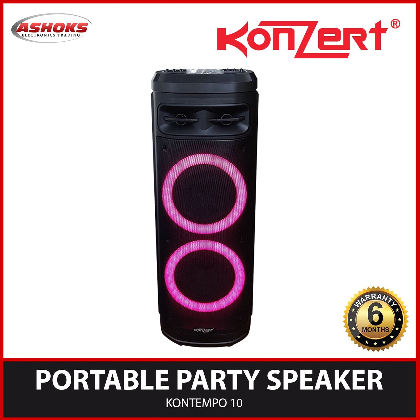 konzert Kontempo 10 Portable Bluetooth Speaker