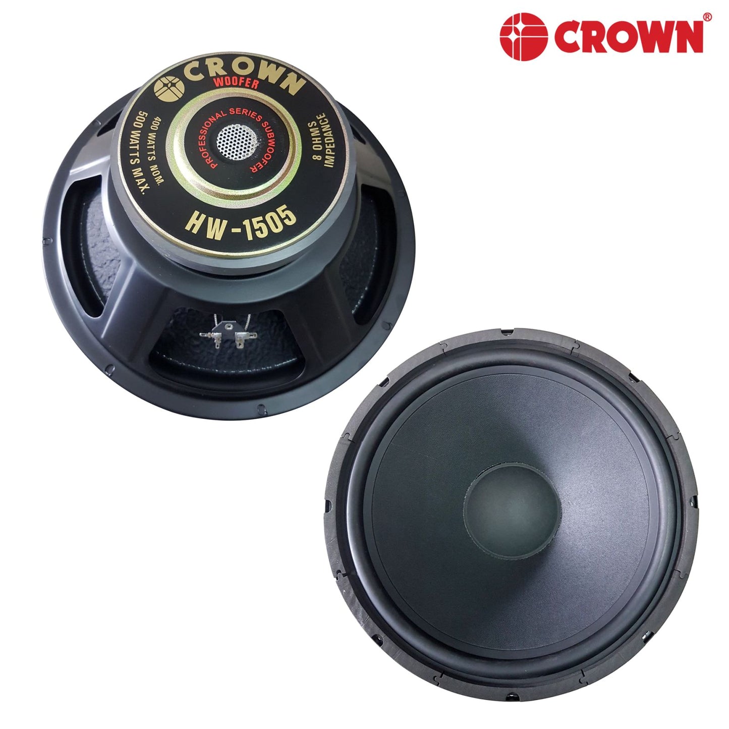 Crown HW 1505 15 inch 500W Woofer Speaker