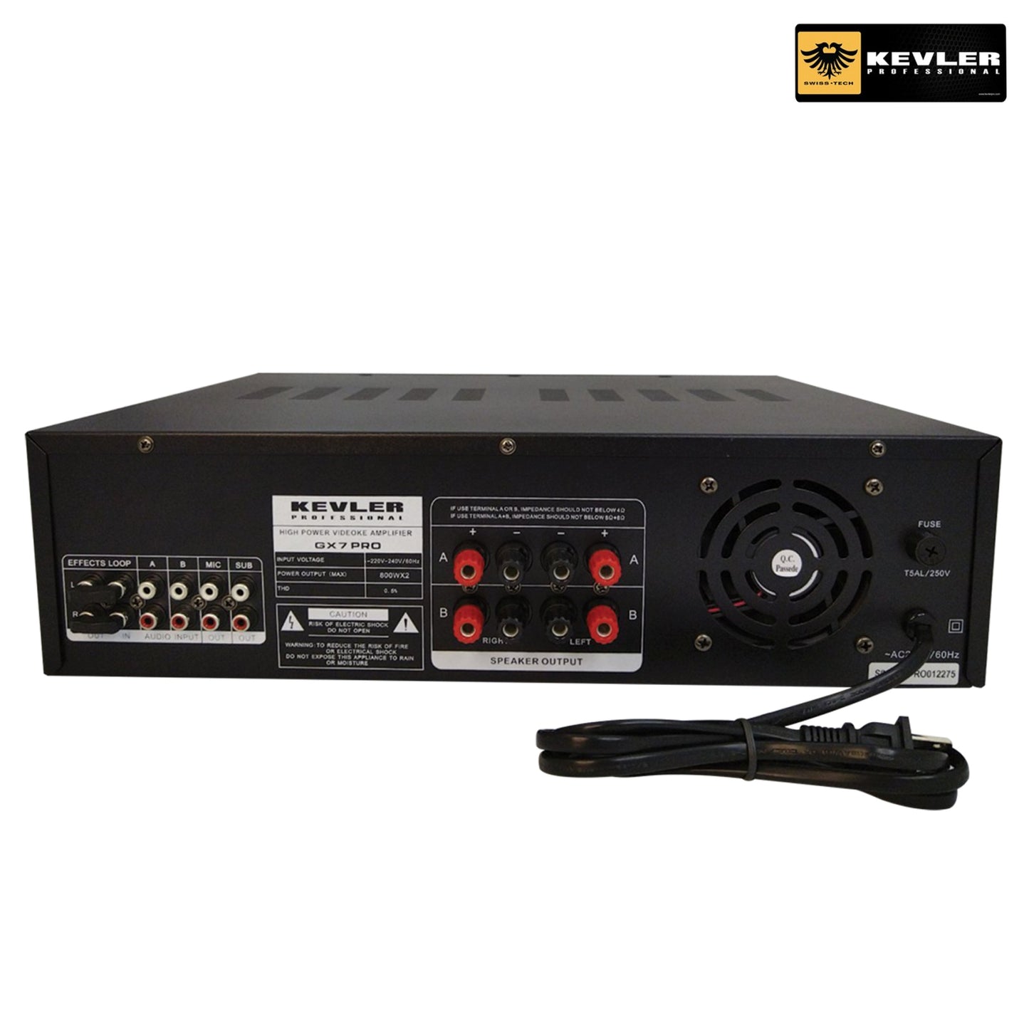 Kevler GX7 PRO 800W X 2 /High Power Integrated Amplifier / Videoke Amplifier