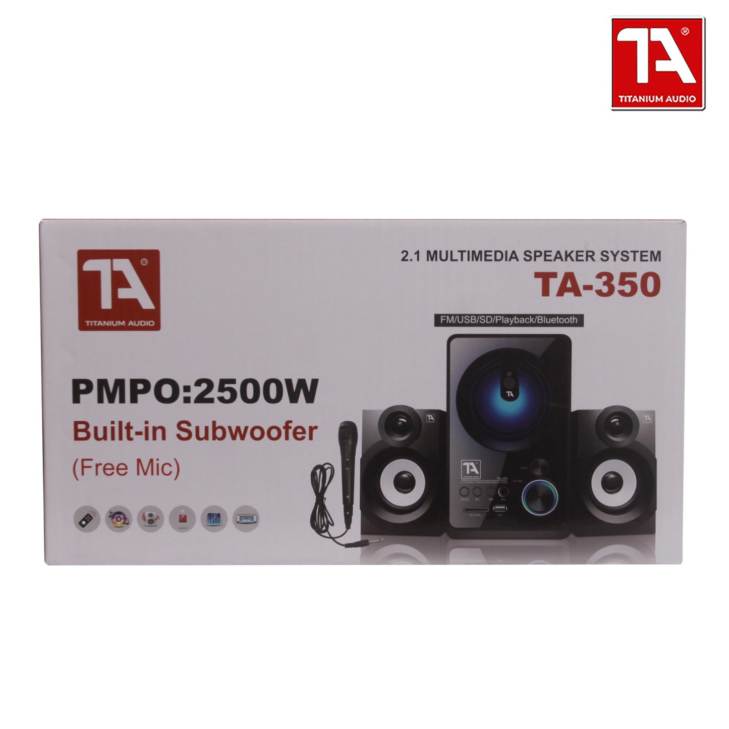 TA 350 2.1 MULTIMEDIA SPEAKER SYSTEM Built in Subwoofer