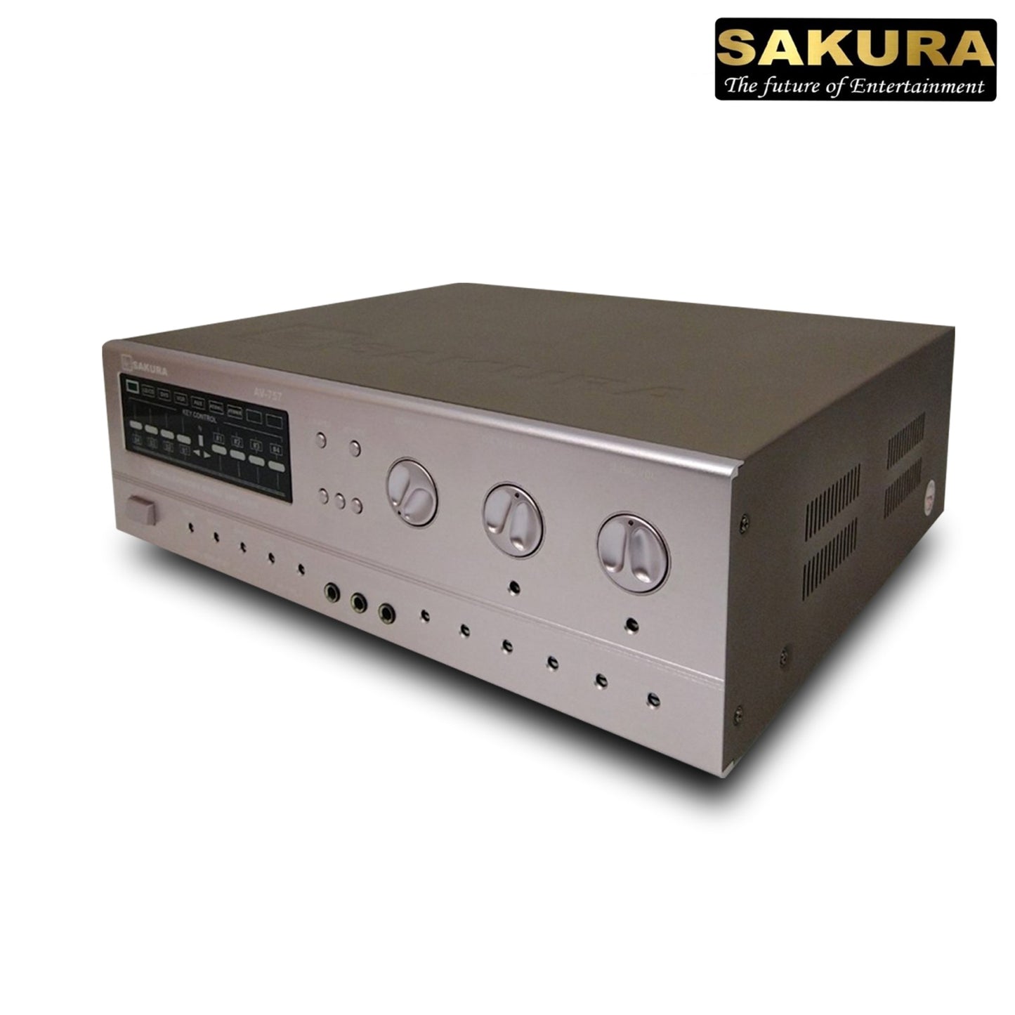 Sakura AV 757  2CH DIGITAL Karaoke Mixing Amplifier 1650 WATTS