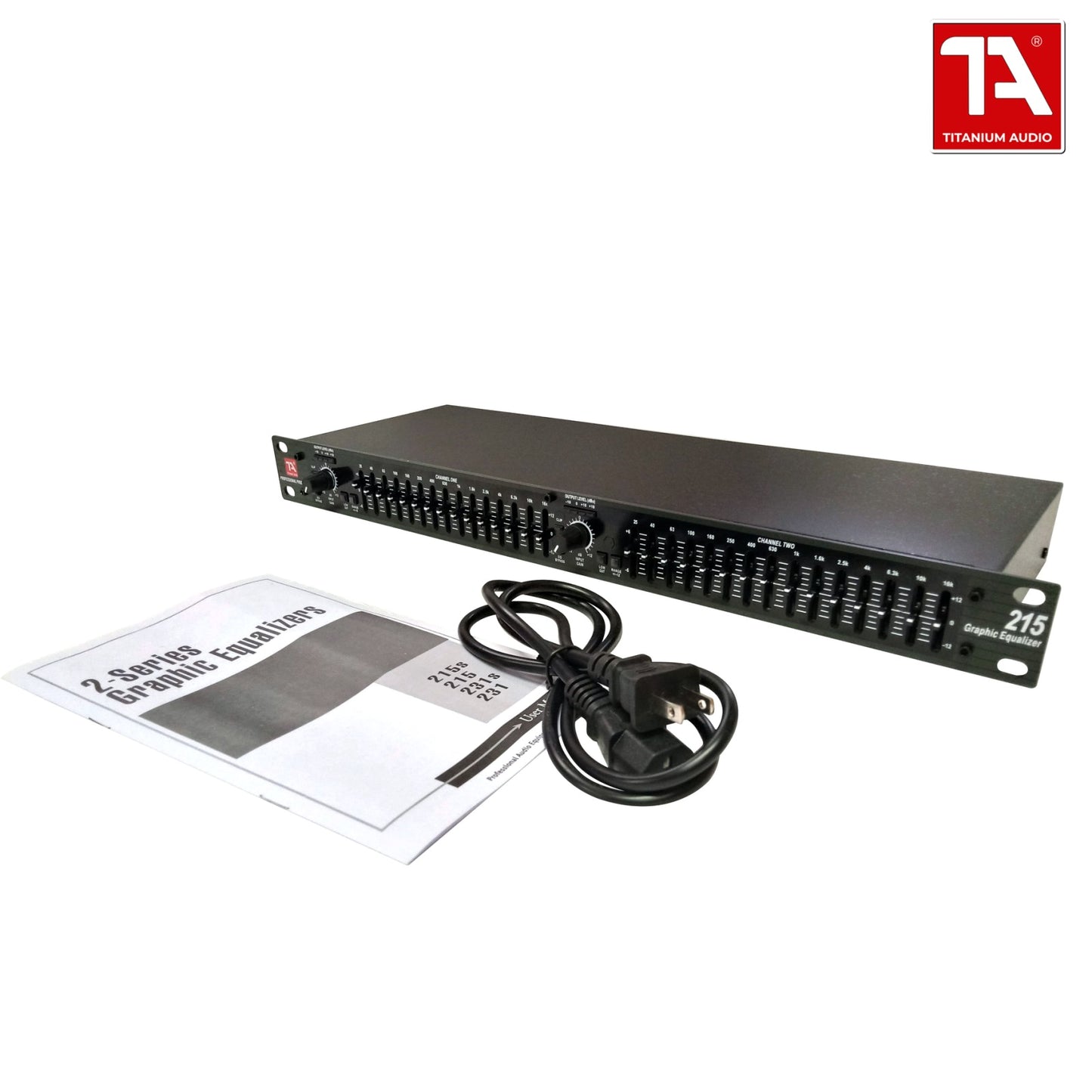 Titanium Audio TA 215 Dual 15 Band Graphic Equalizer