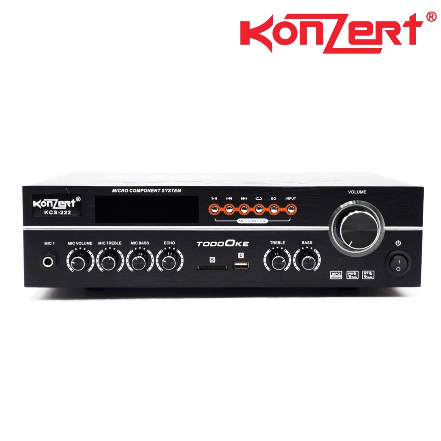 Konzert KCS 222 Amplifier with Speaker Component set / Karaoke Speaker